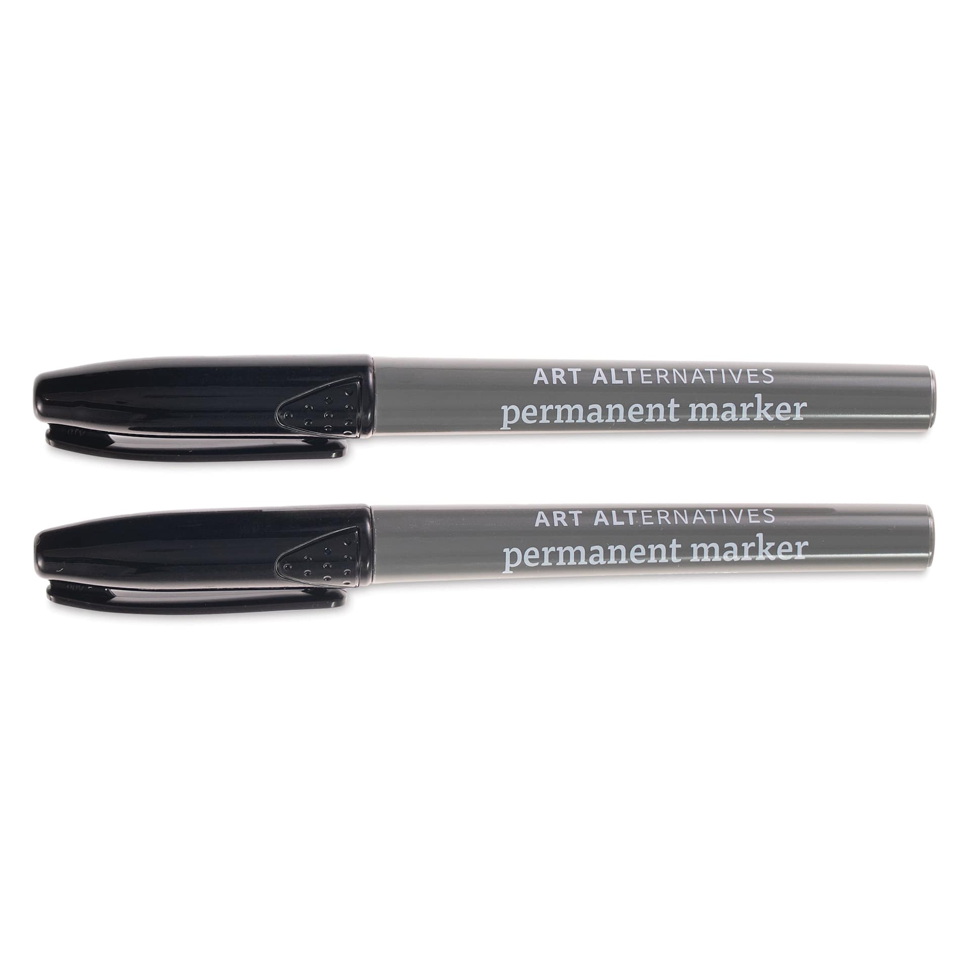 Permanent Marker Set Black - Fine Tip, 2/Pkg.