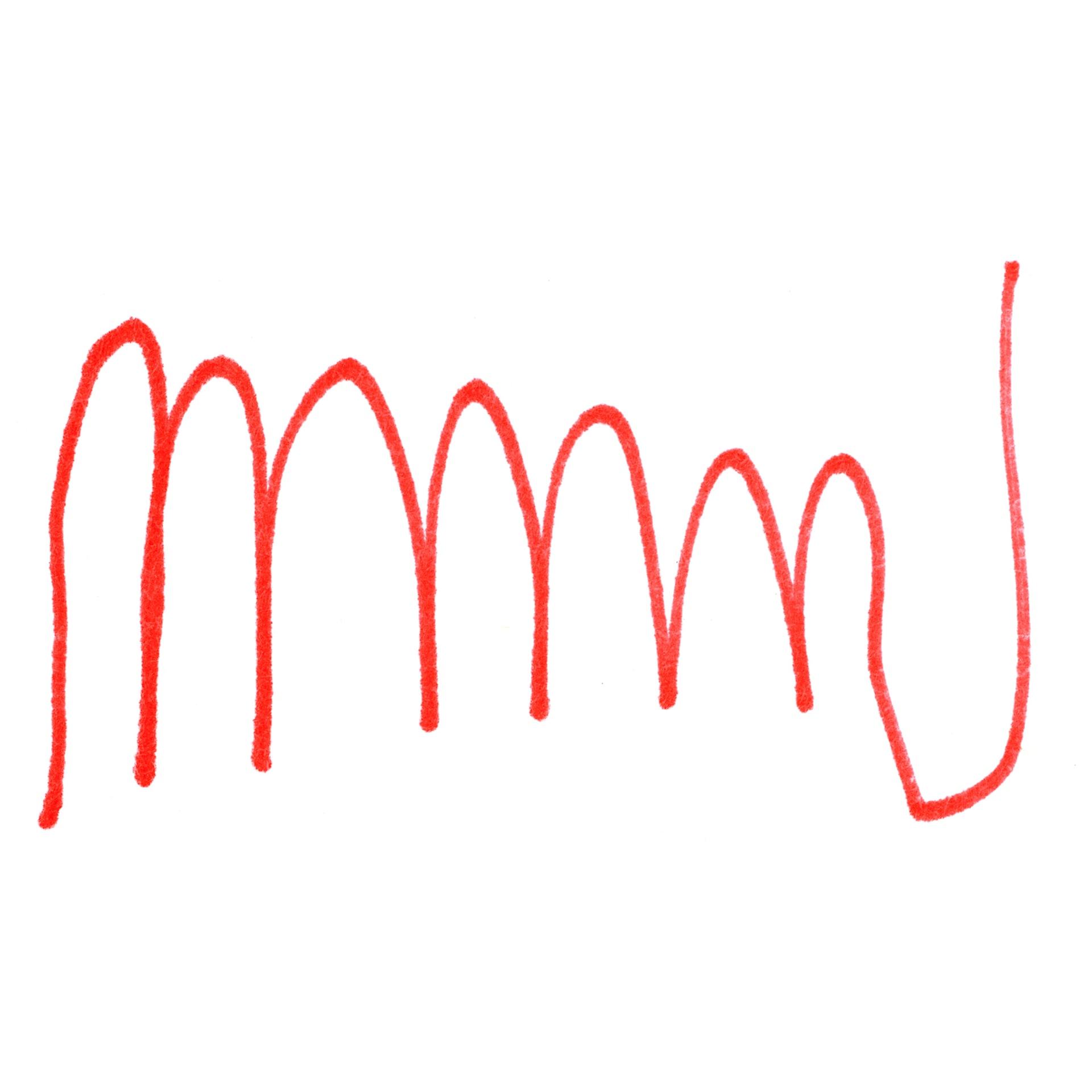 Art Alternatives Permanent Extra Fine Marker - Red Swatch