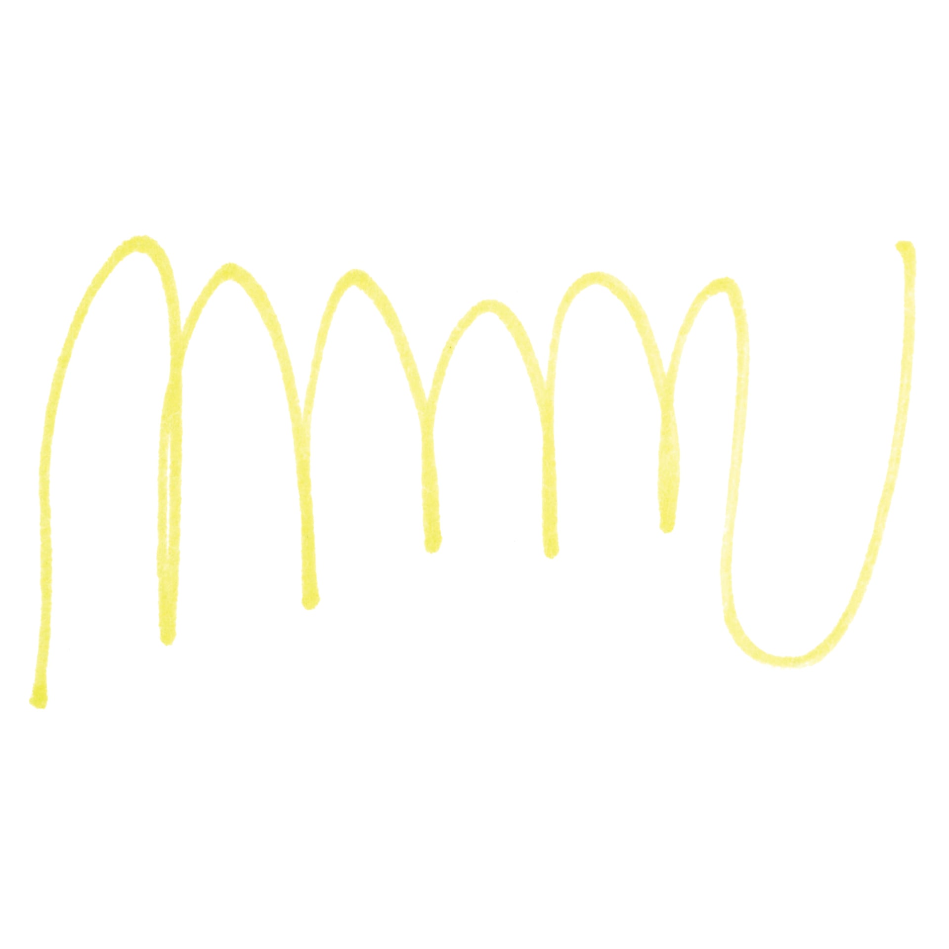 Art Alternatives Permanent Extra Fine Marker - Chartreuse Swatch