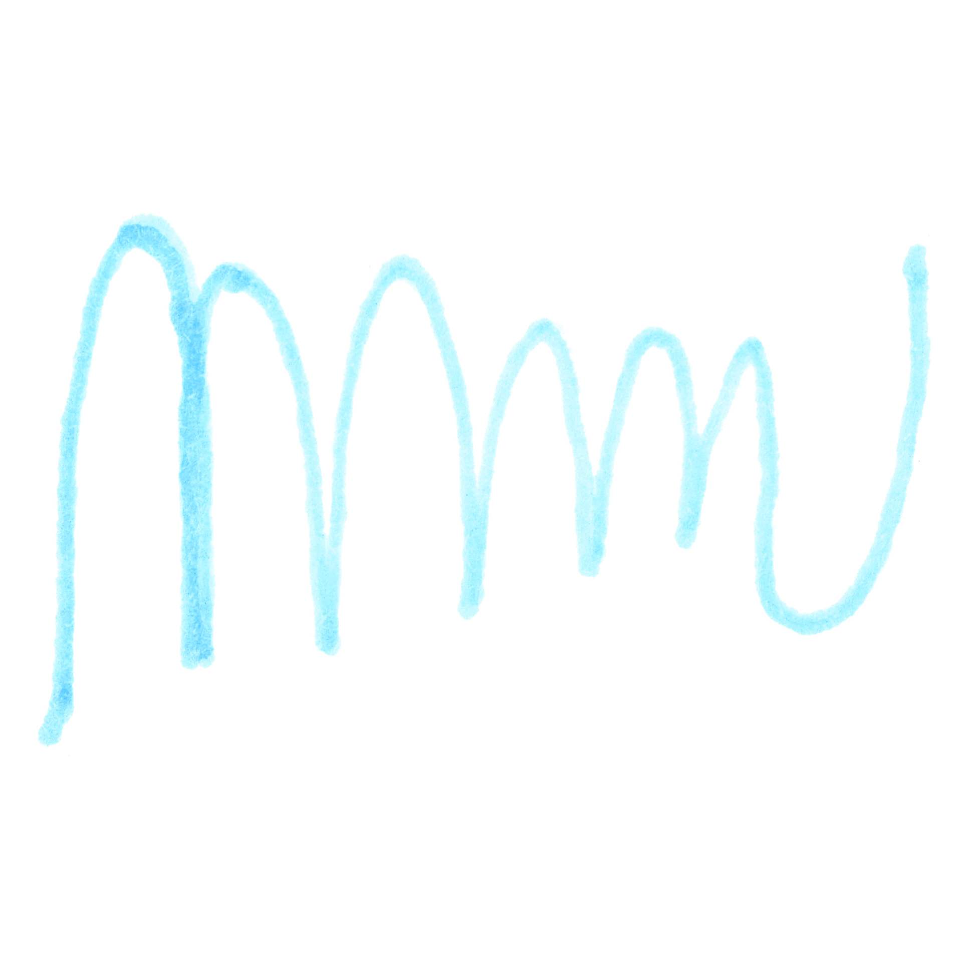 Art Alternatives Permanent Extra Fine Marker - Neon Blue Swatch