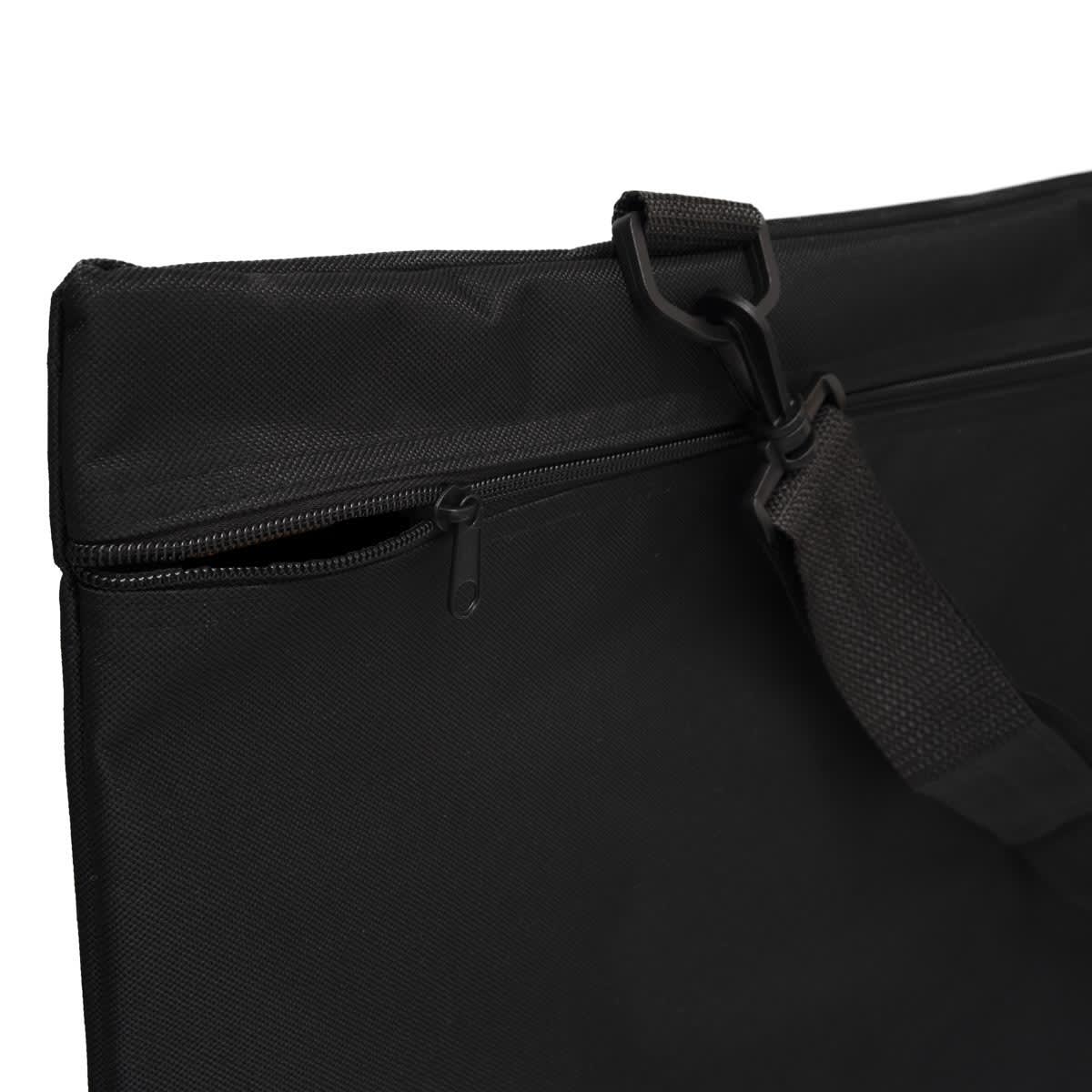 Art Alternatives Softside Portfolio - 24" x 36" close-up of zipper and removable shoulder strap