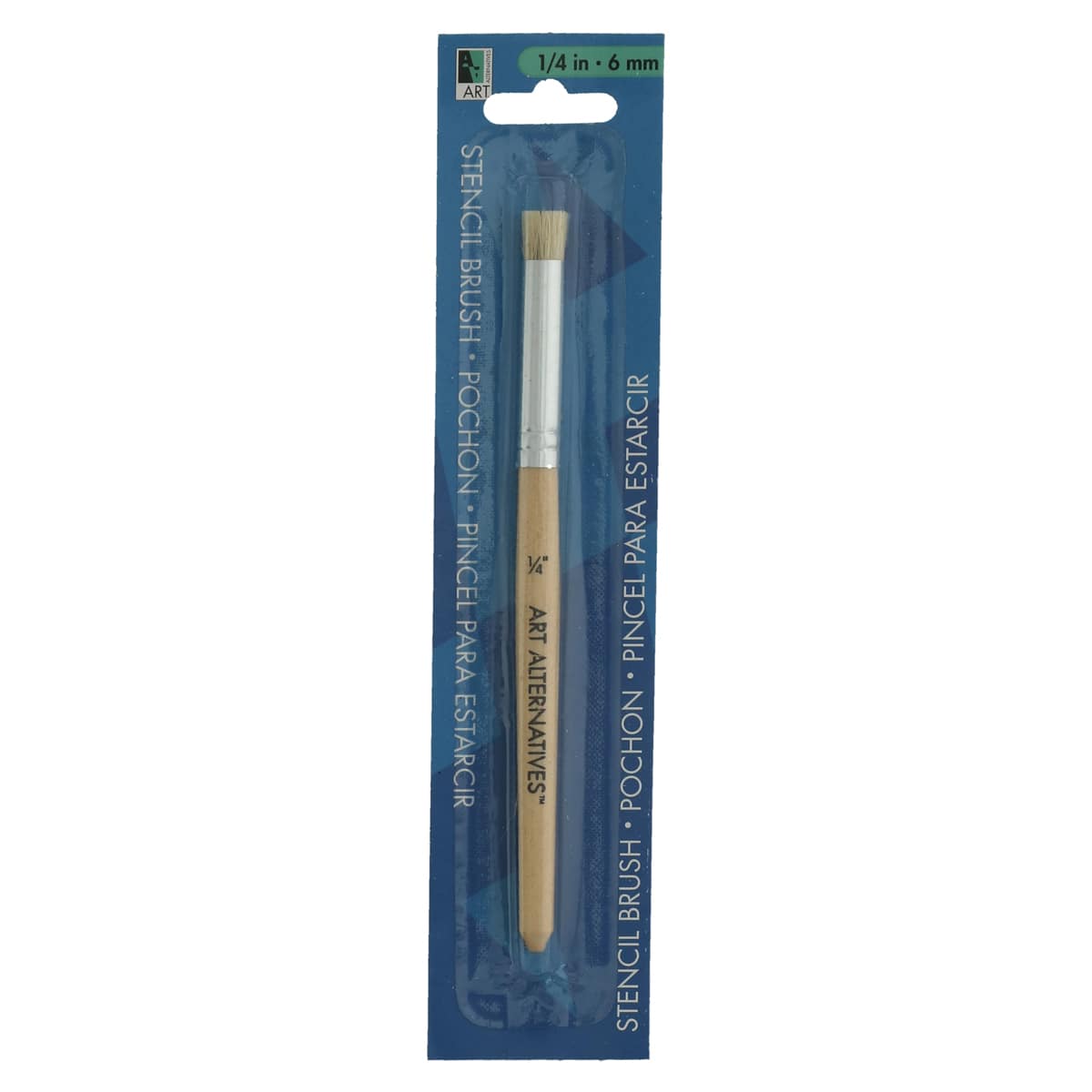 Art Alternative Stencil Brush - 1/4", Short Handle front of package