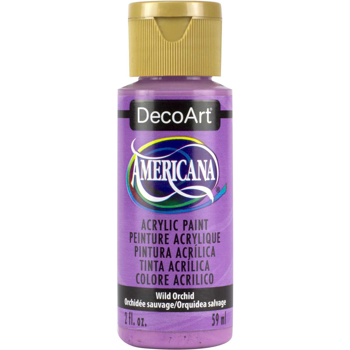 DecoArt Americana Acrylic Paint  - Wild Orchid, 2 oz