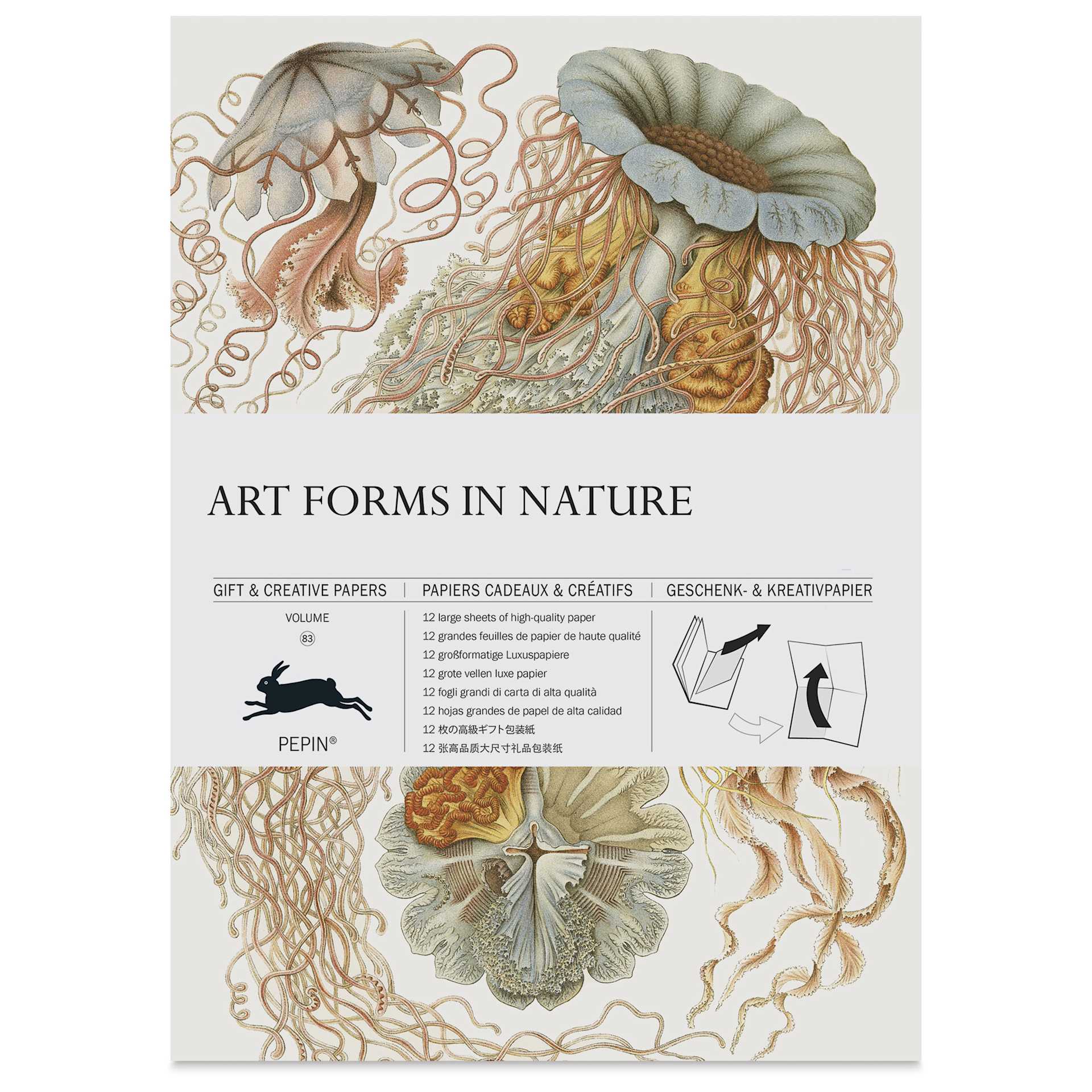 Pepin Press Creative Paper Book - Art Forms In Nature, front of packaging