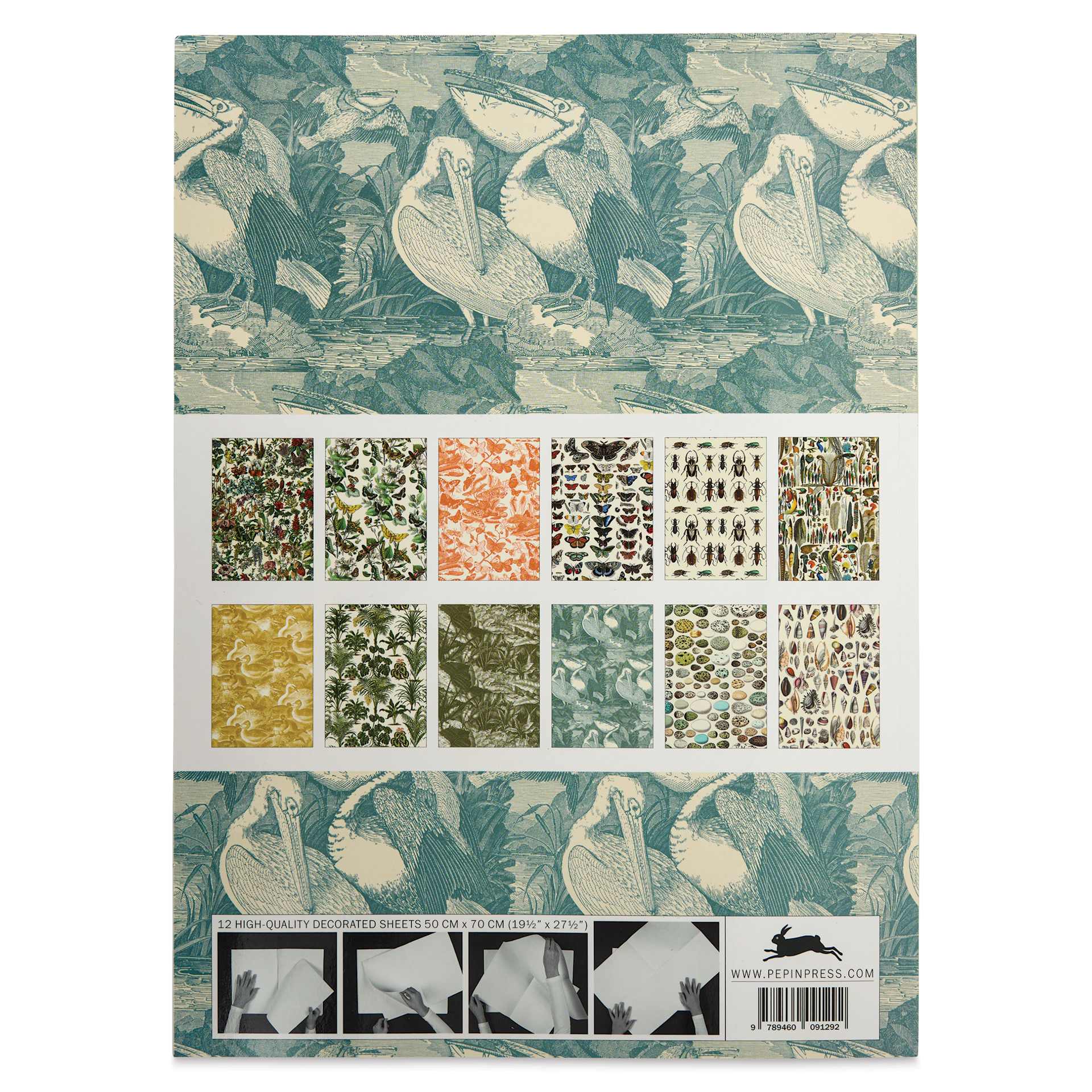 Pepin Press Creative Paper Book - Natural History, back cover