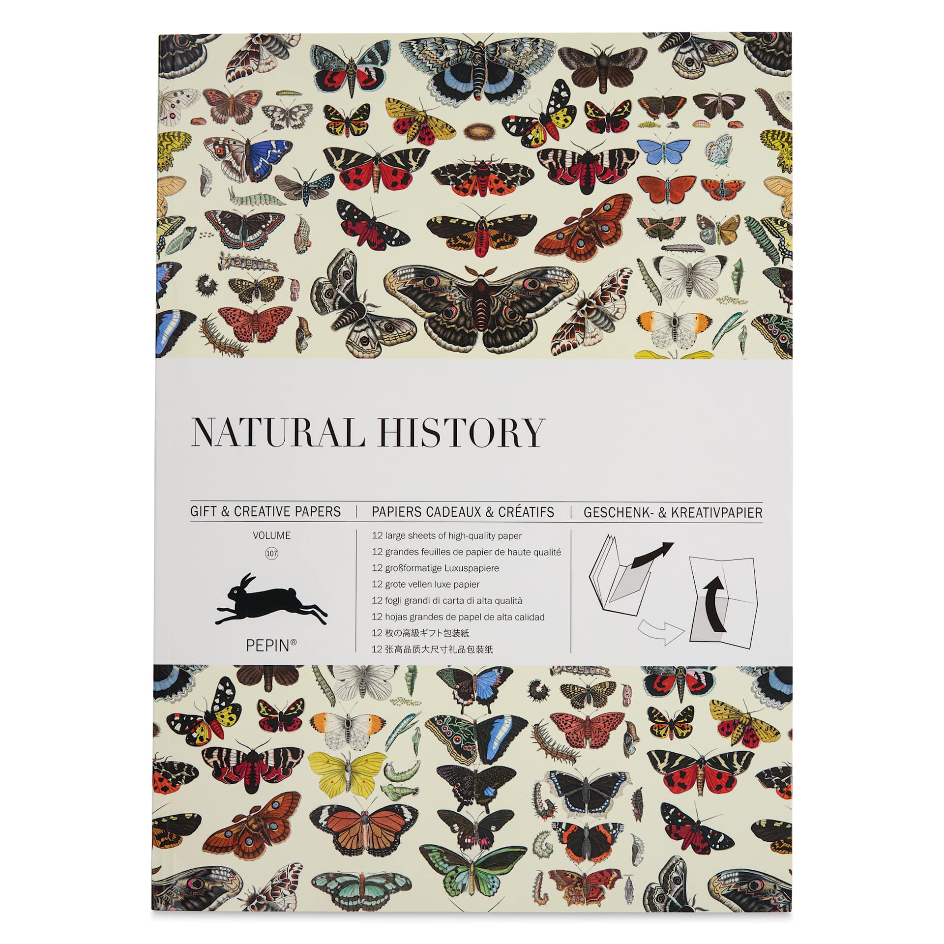 Pepin Press Creative Paper Book - Natural History, front of packaging