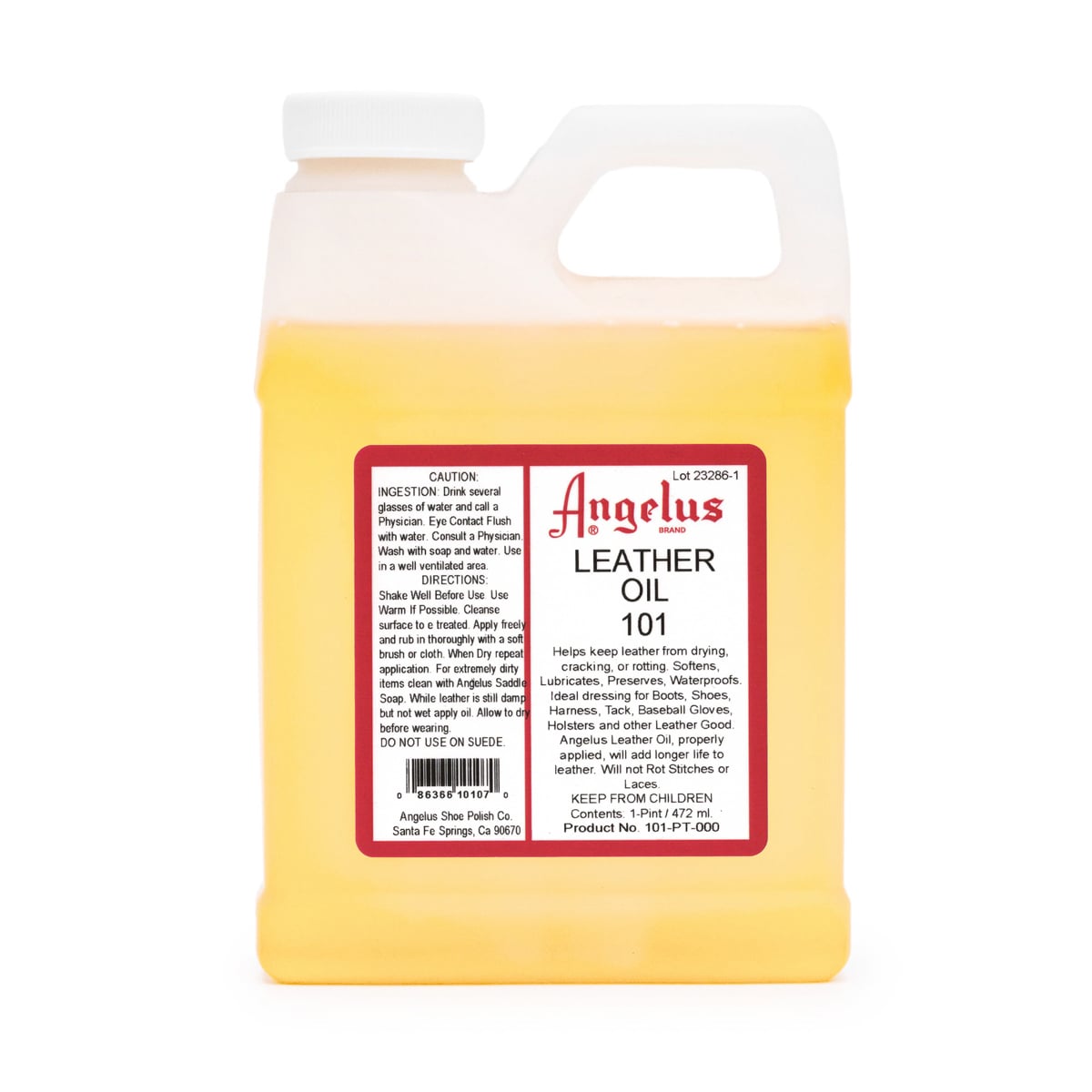 Leather Oil 101 Pint (472ml) Jug