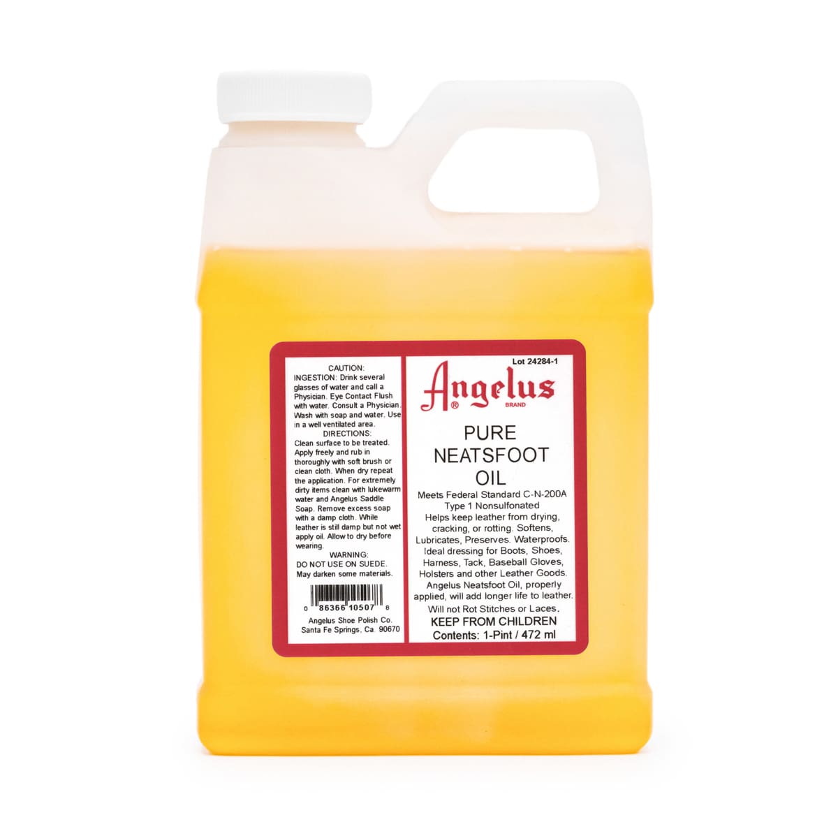100% Pure Neatsfoot Oil Pint (472ml) Jug