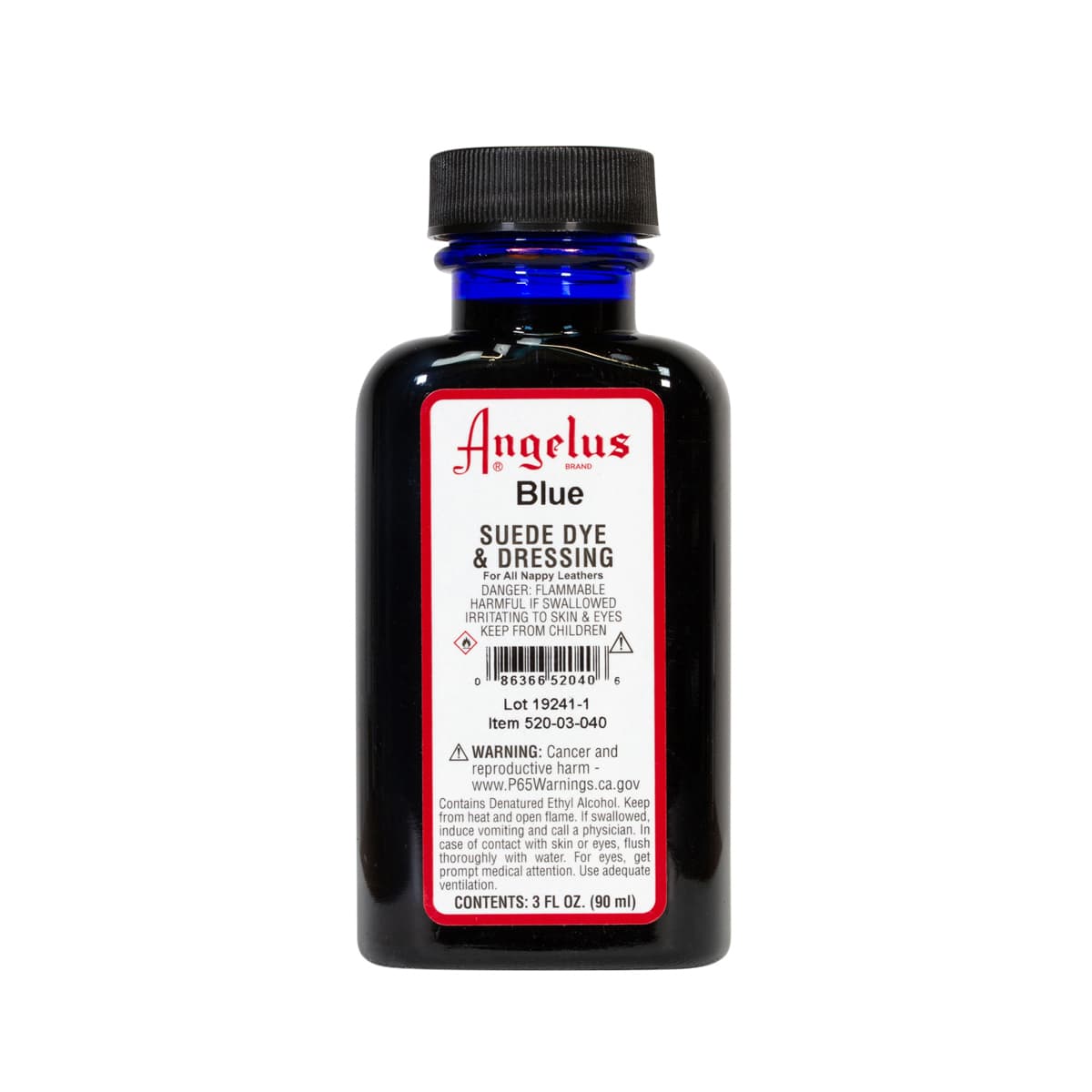 Angelus Suede Dyes Blue - 3 oz. Dauber Bottle