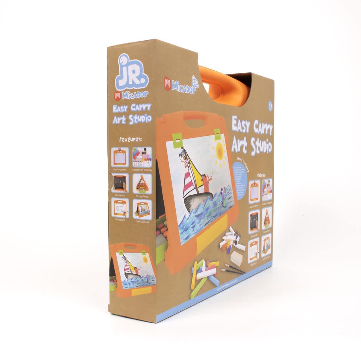 Micador Jr. Easy Carry Art Studio, side of packaging