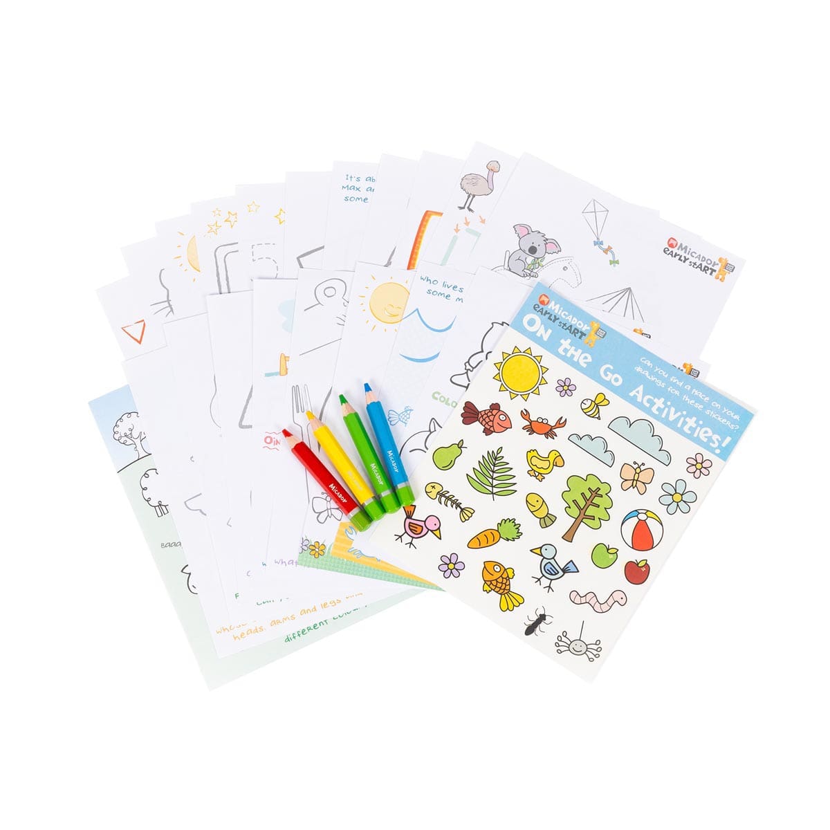On the Go Activity Packs early stART 20-Activity Pack