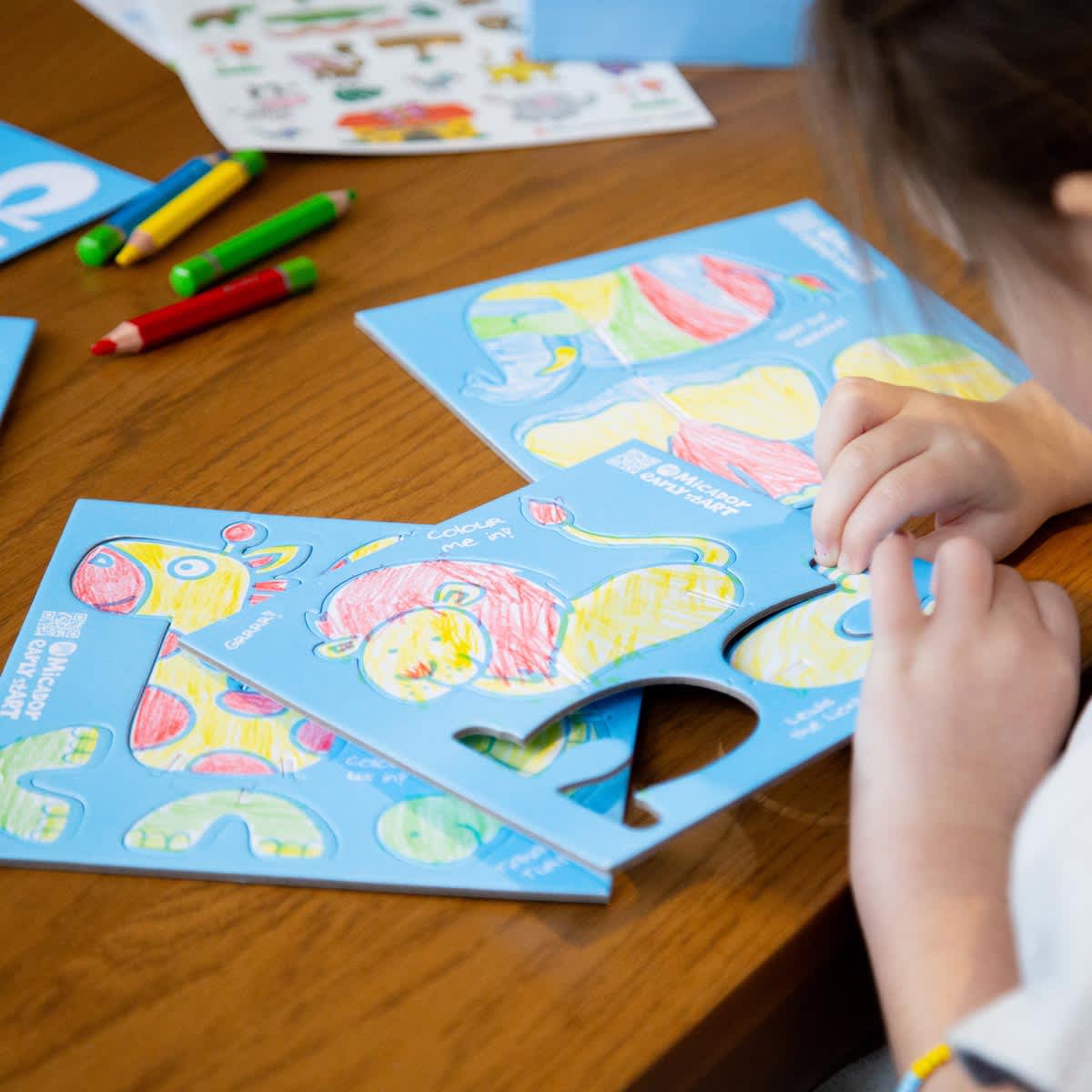 Colour & Play 6-Piece Sets Zoo Edition