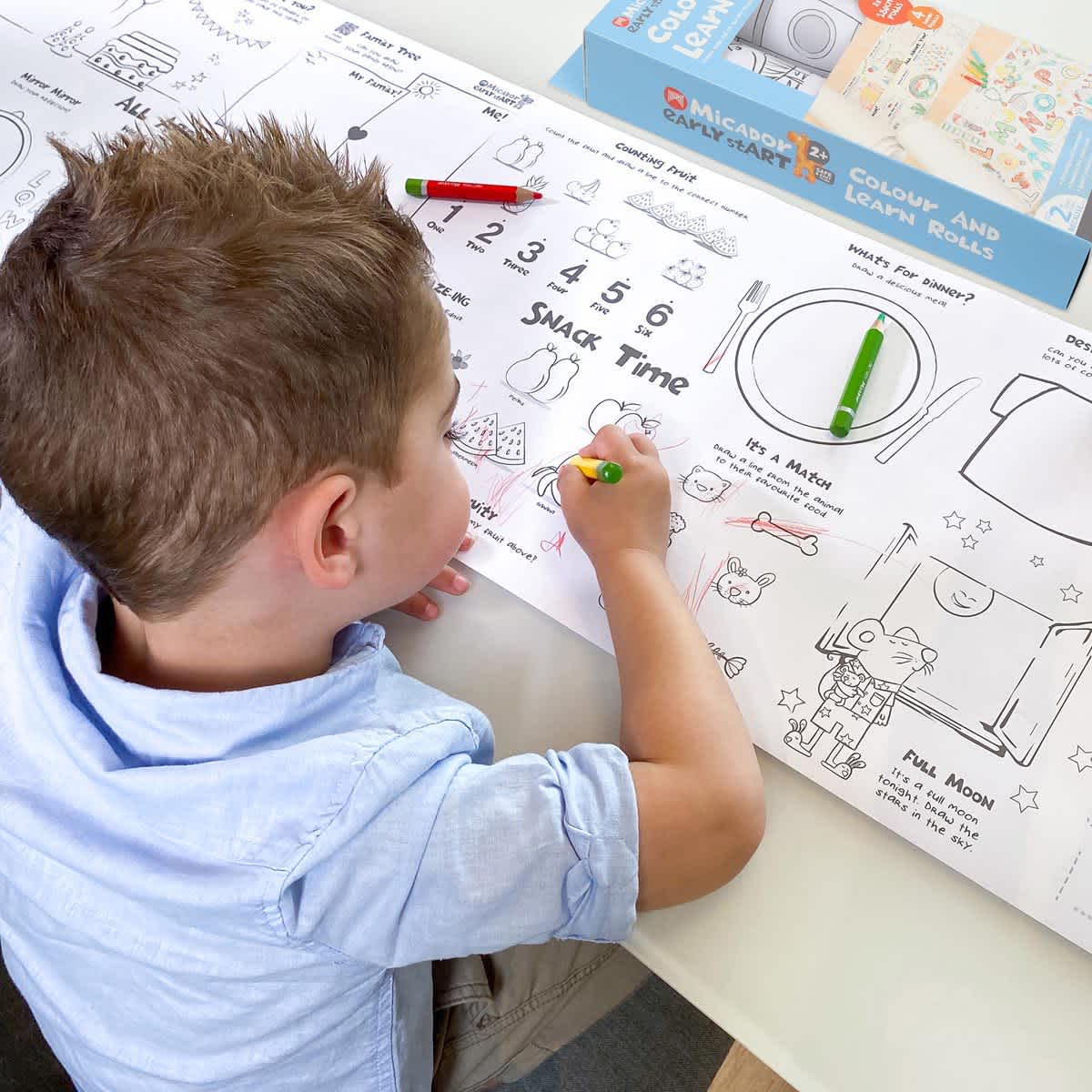 Colour and Learn Roll Packs early stART - For ages 2 and up