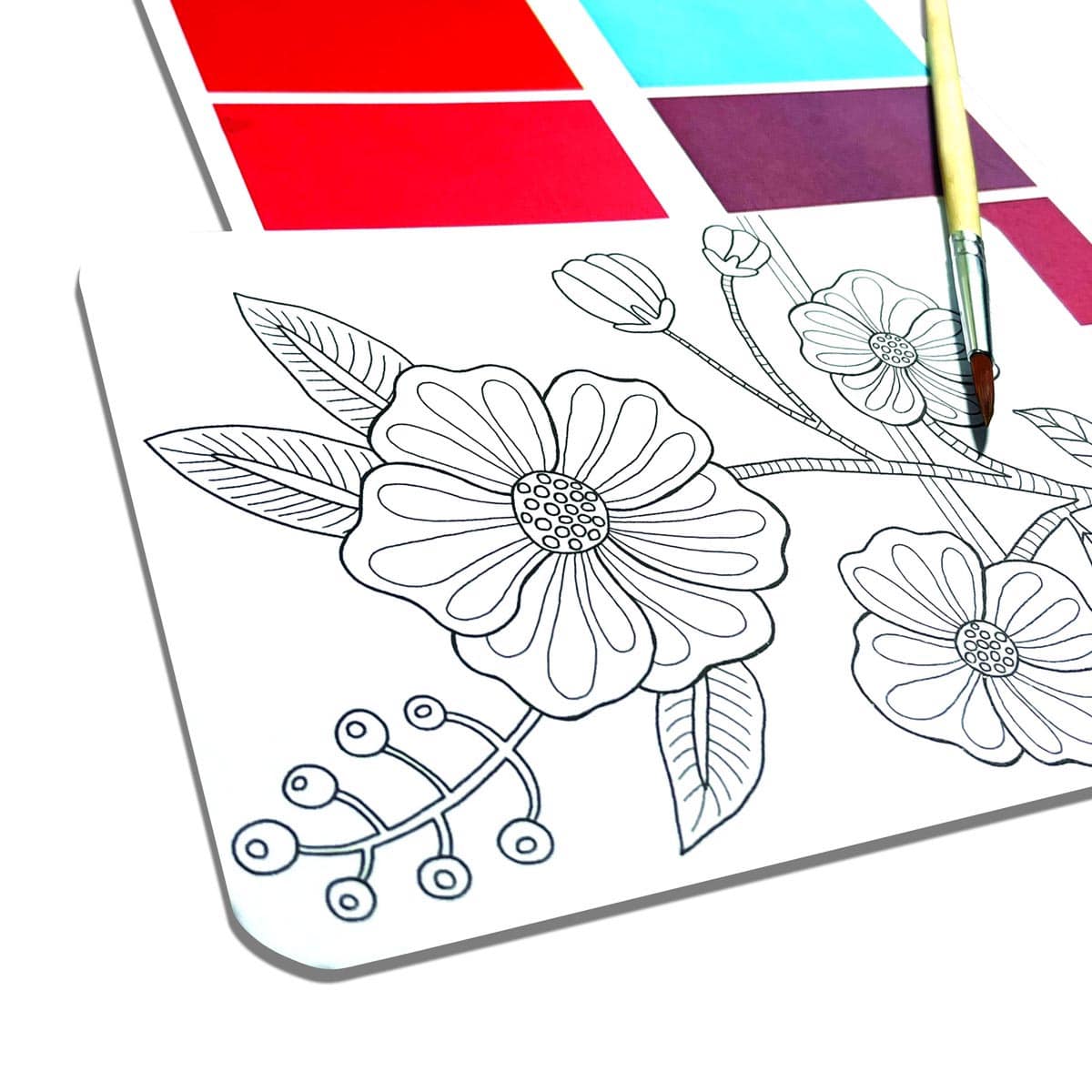 Scenic Hues DIY Watercolor Art Kits Flowers & Gardens
