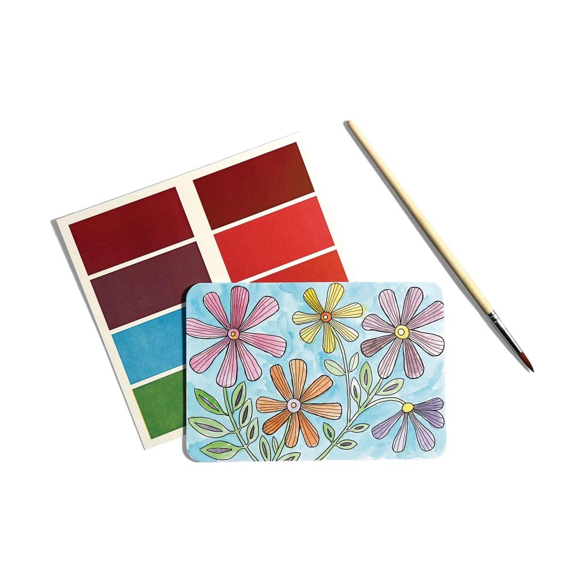 Scenic Hues DIY Watercolor Art Kits Flowers & Gardens