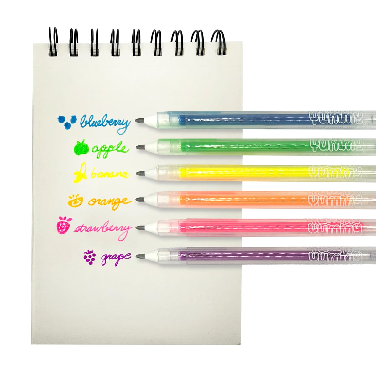 Yummy Yummy Scented Gel Pens 6-Color Set