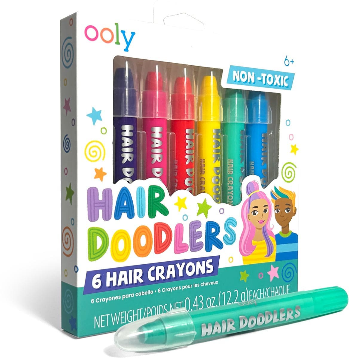 Hair Doodlers 6-Color Set
