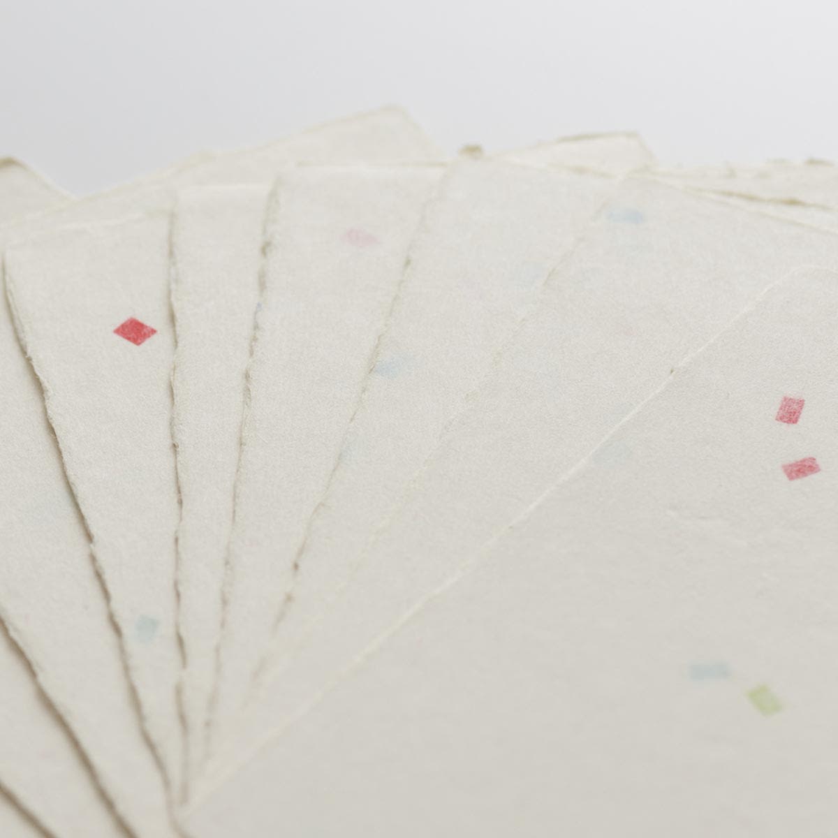 Awagami Postcards, Set of 10 - Confetti Colors