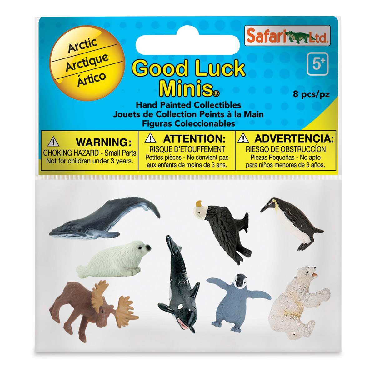 Safari Ltd Good Luck Minis Fun Packs- Arctic animals package, front view