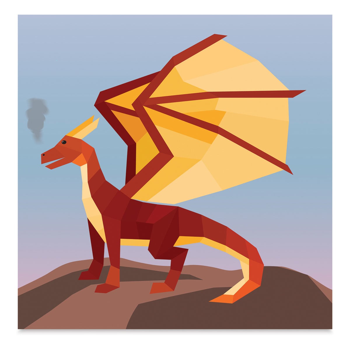 Paint By Sticker Kids: Unicorns & Magic (dragon)