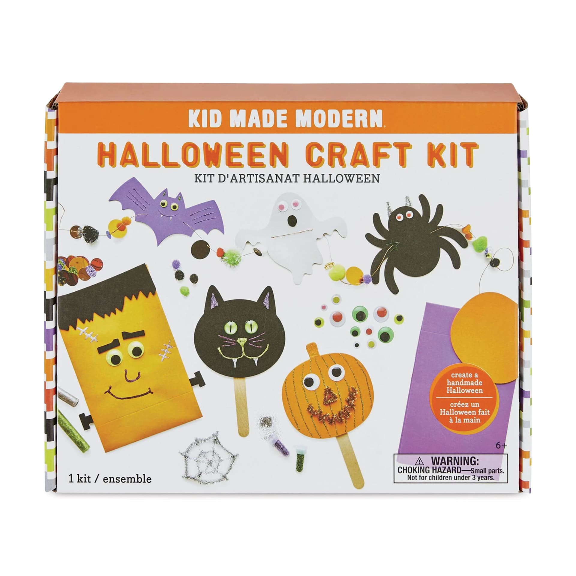 Kid Made Modern Halloween Craft Kit (Front of packaging)