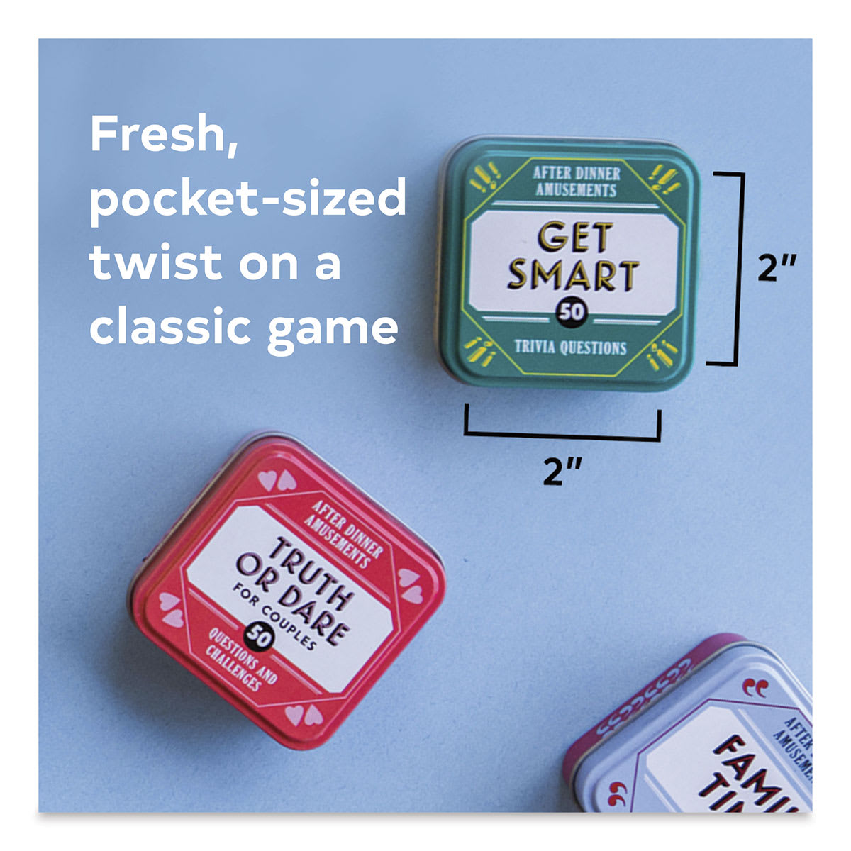 After Dinner Amusements: Which Would You Choose? - fresh twist on a classic game