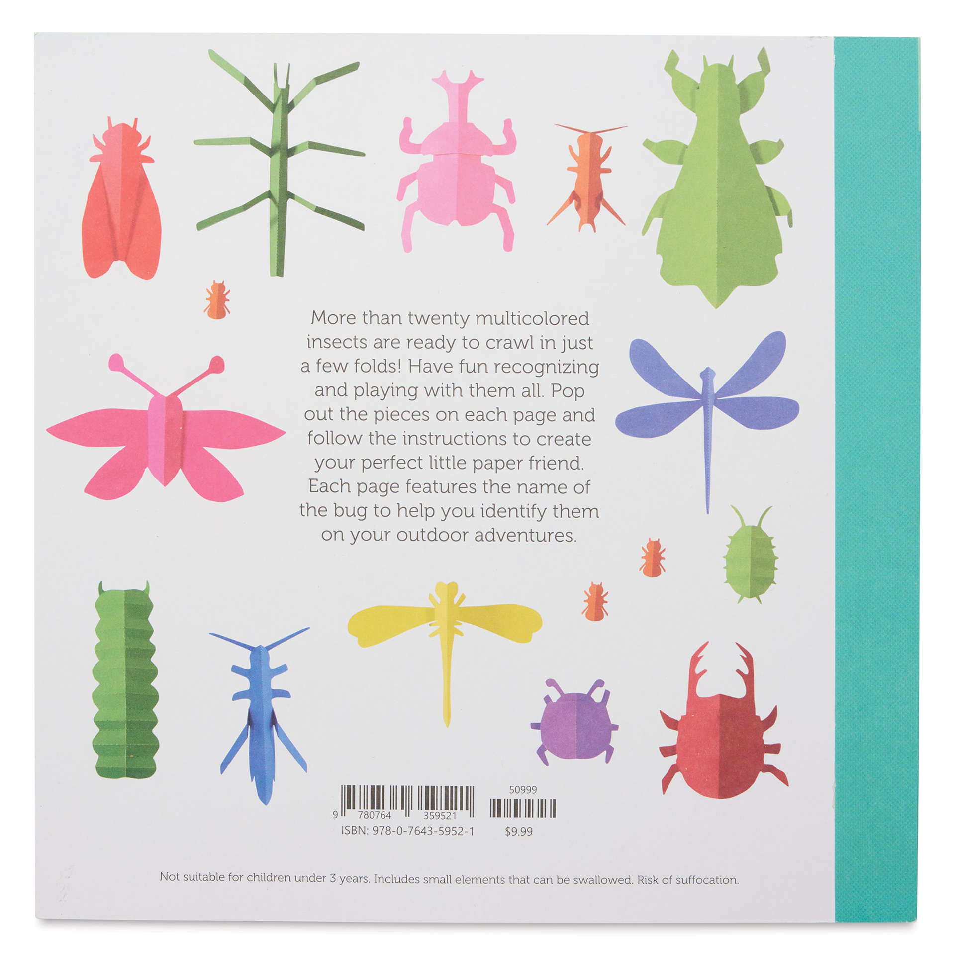 Insects : Fold & Play, back cover