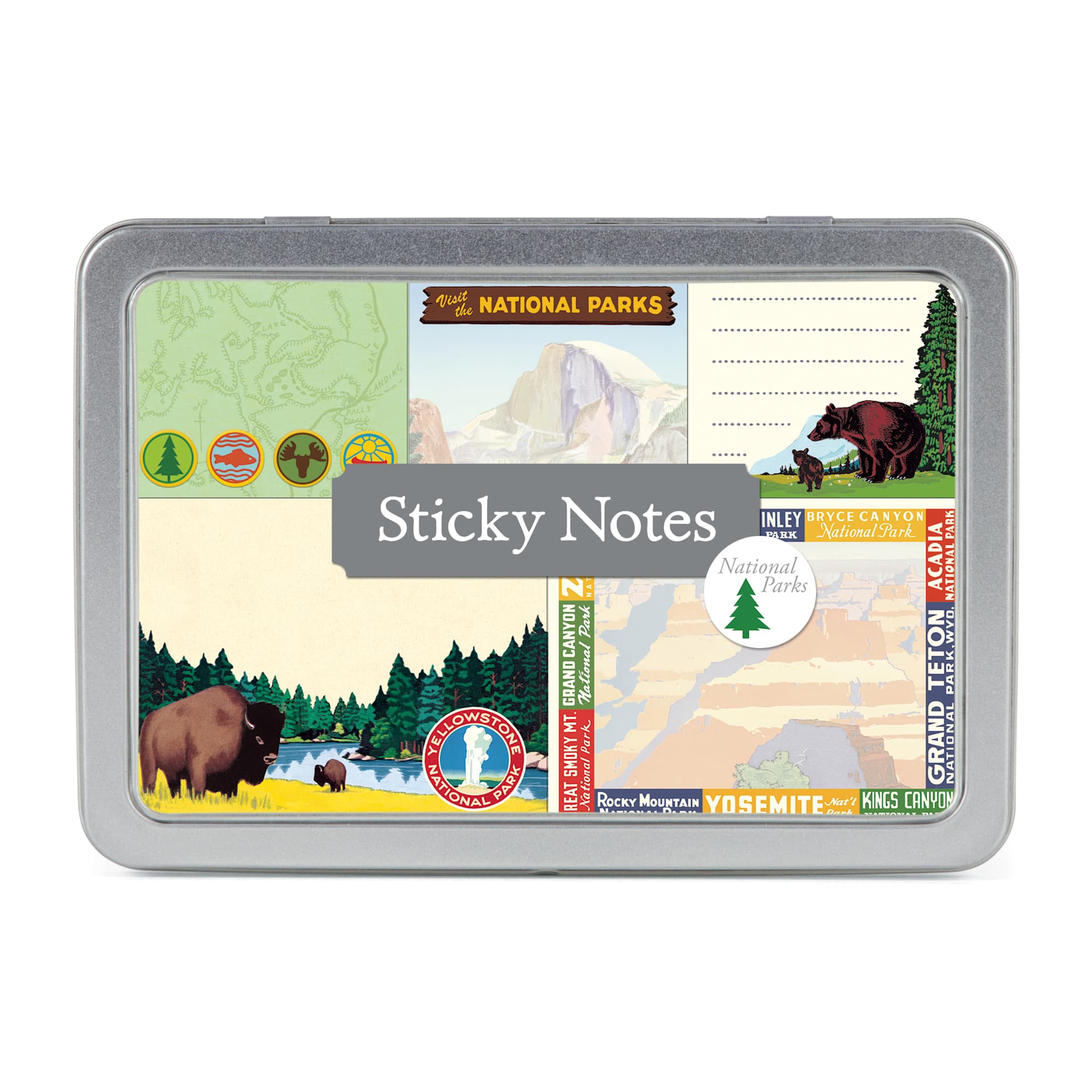 Cavallini Sticky Notes National Parks