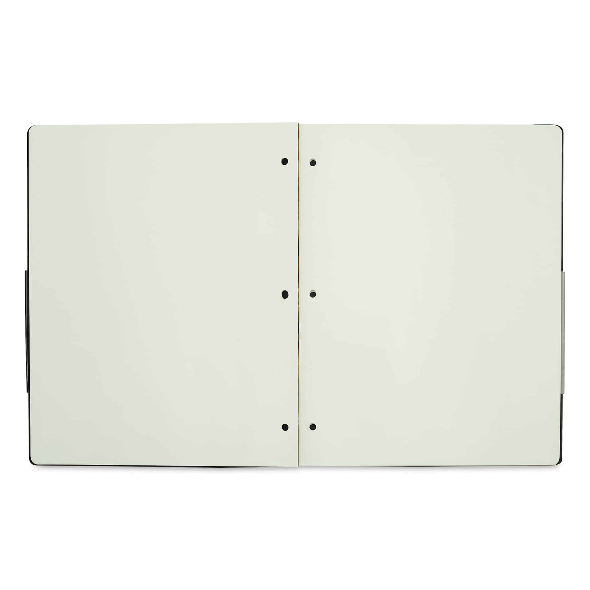 Moleskine Folio Pad with 3-holes - Blank, 11" x 8-1/2", 96 Pages (open)