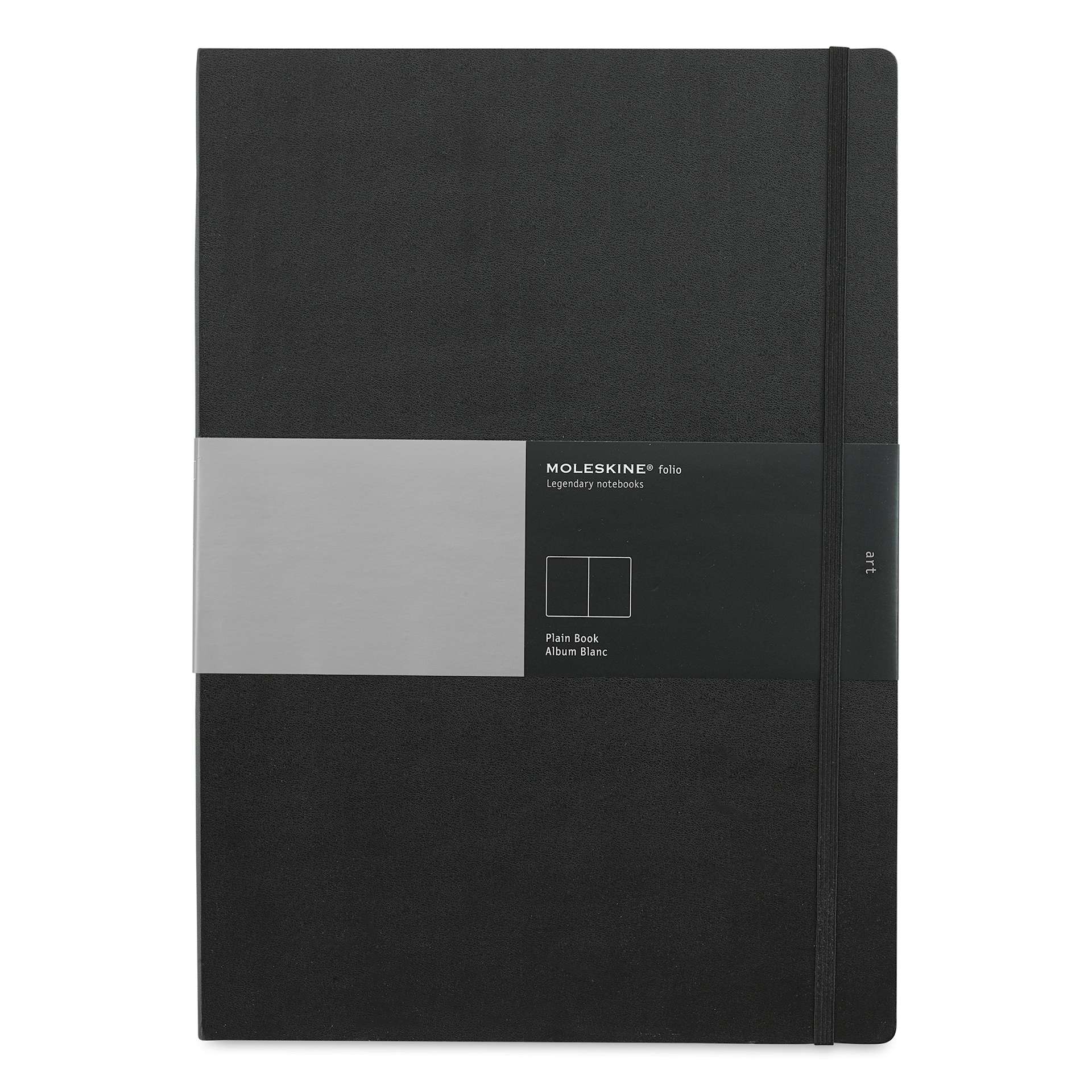 Moleskine Folio Plain Book - 16-1/2" x 12", 176 Pages
