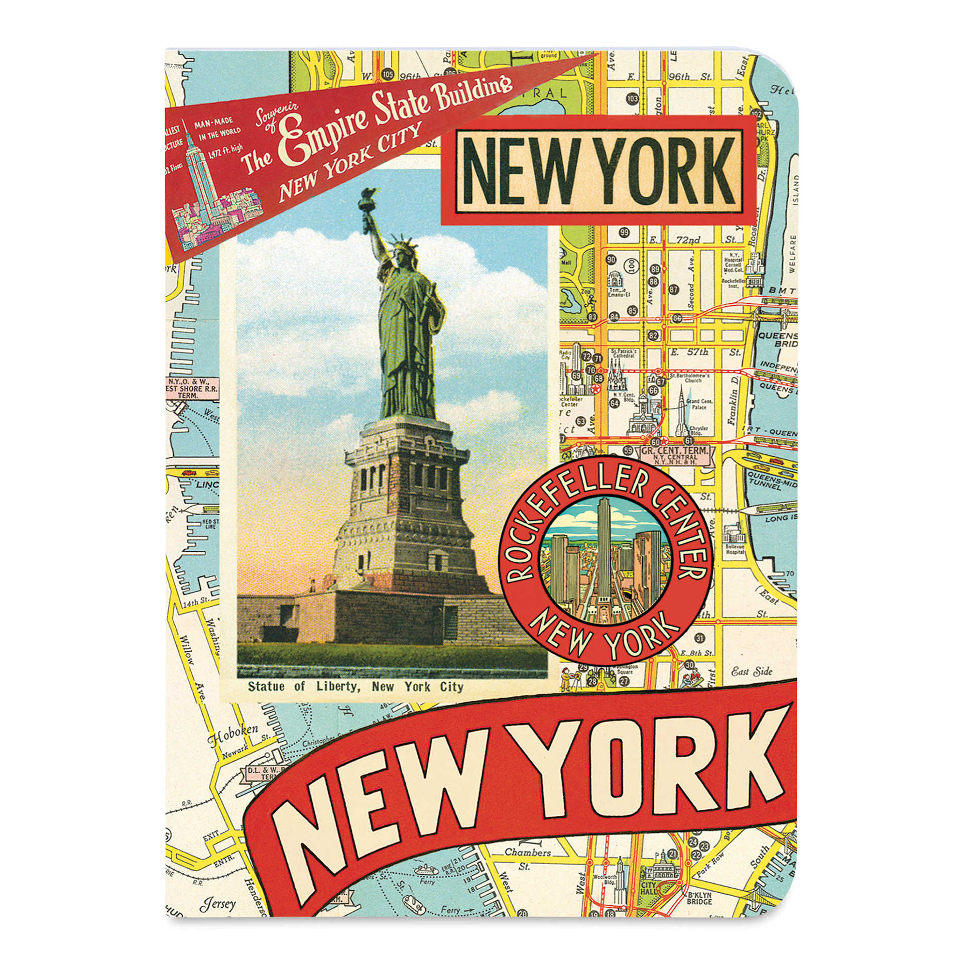 Cavallini New York Mini Notebook (Statue of Liberty on cover)