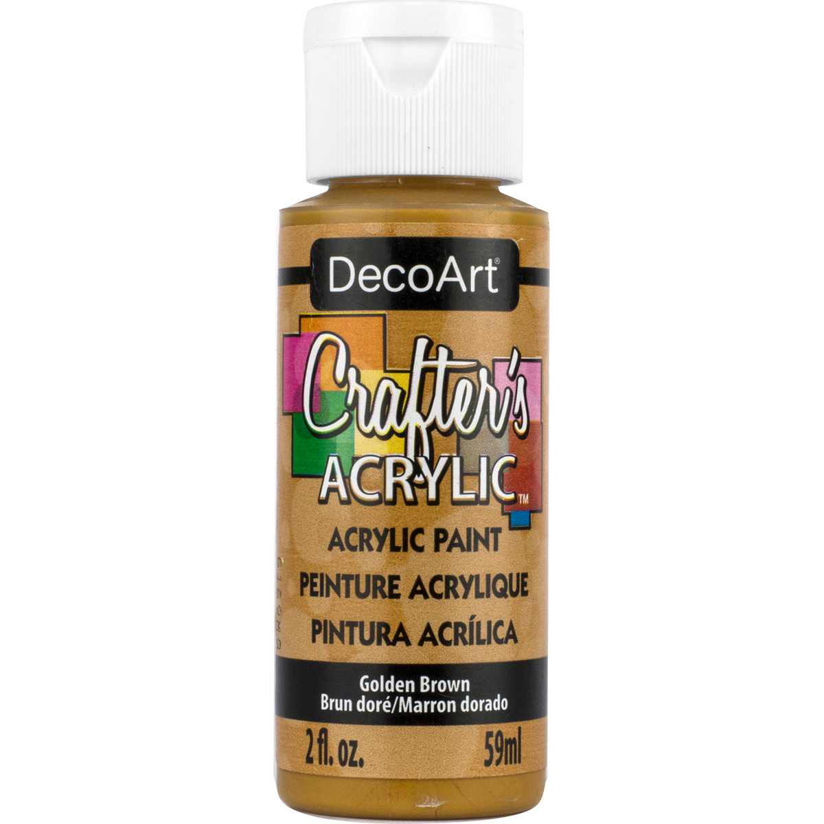 Crafter's Acrylic Paint Golden Brown