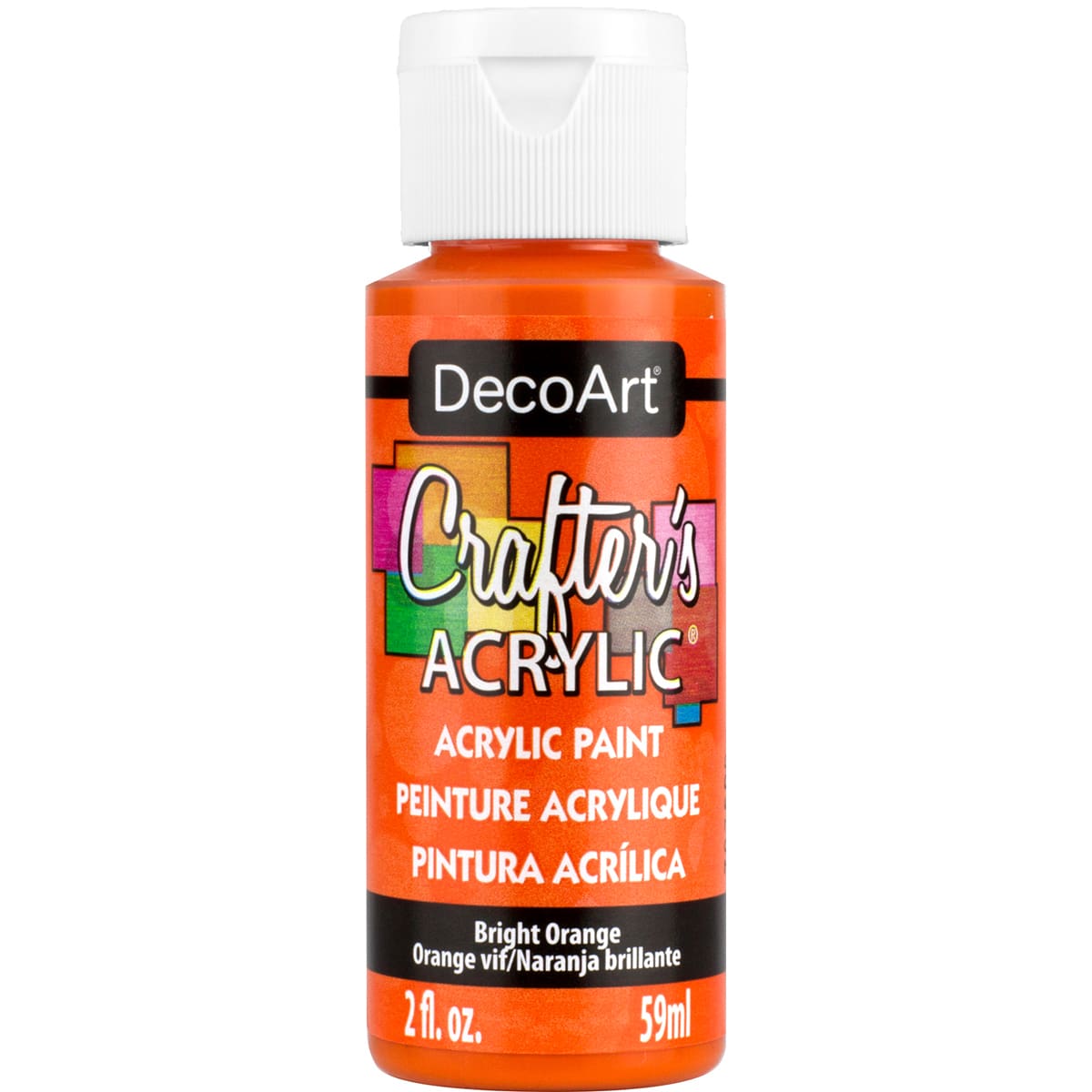 Crafter's Acrylic Paint Bright Orange