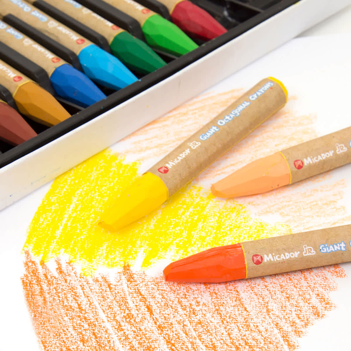 Giant Octagonal Crayons 12-Color Pack 12-Color Pack