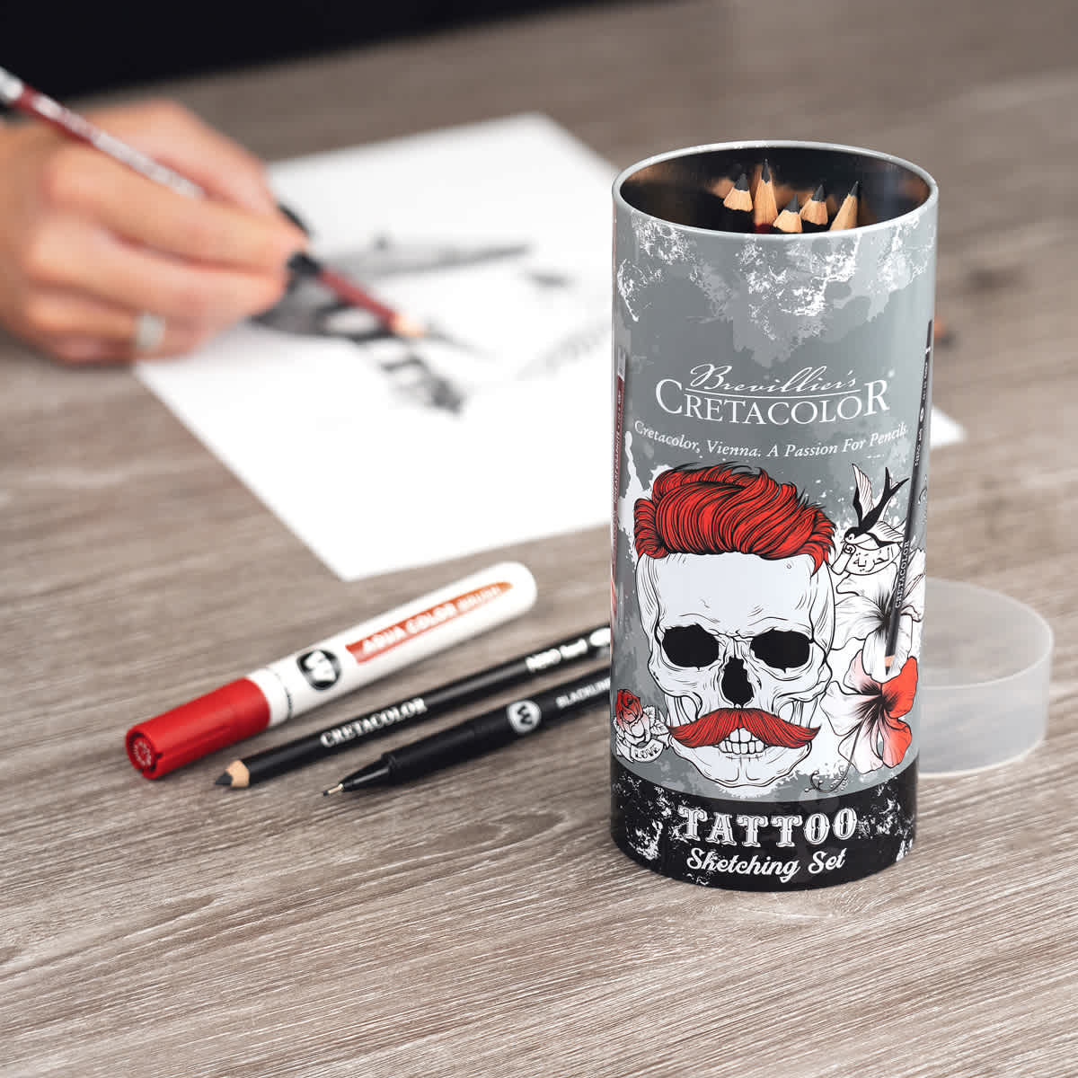 Tattoo Sketching Set 14-Piece Sketching Set