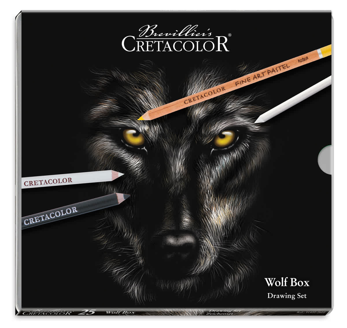 Wolf Box Drawing Set 25-Piece Set
