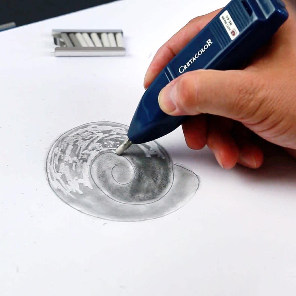 Battery-Operated Eraser & Refills Battery-Operated Eraser & Refills - Carded