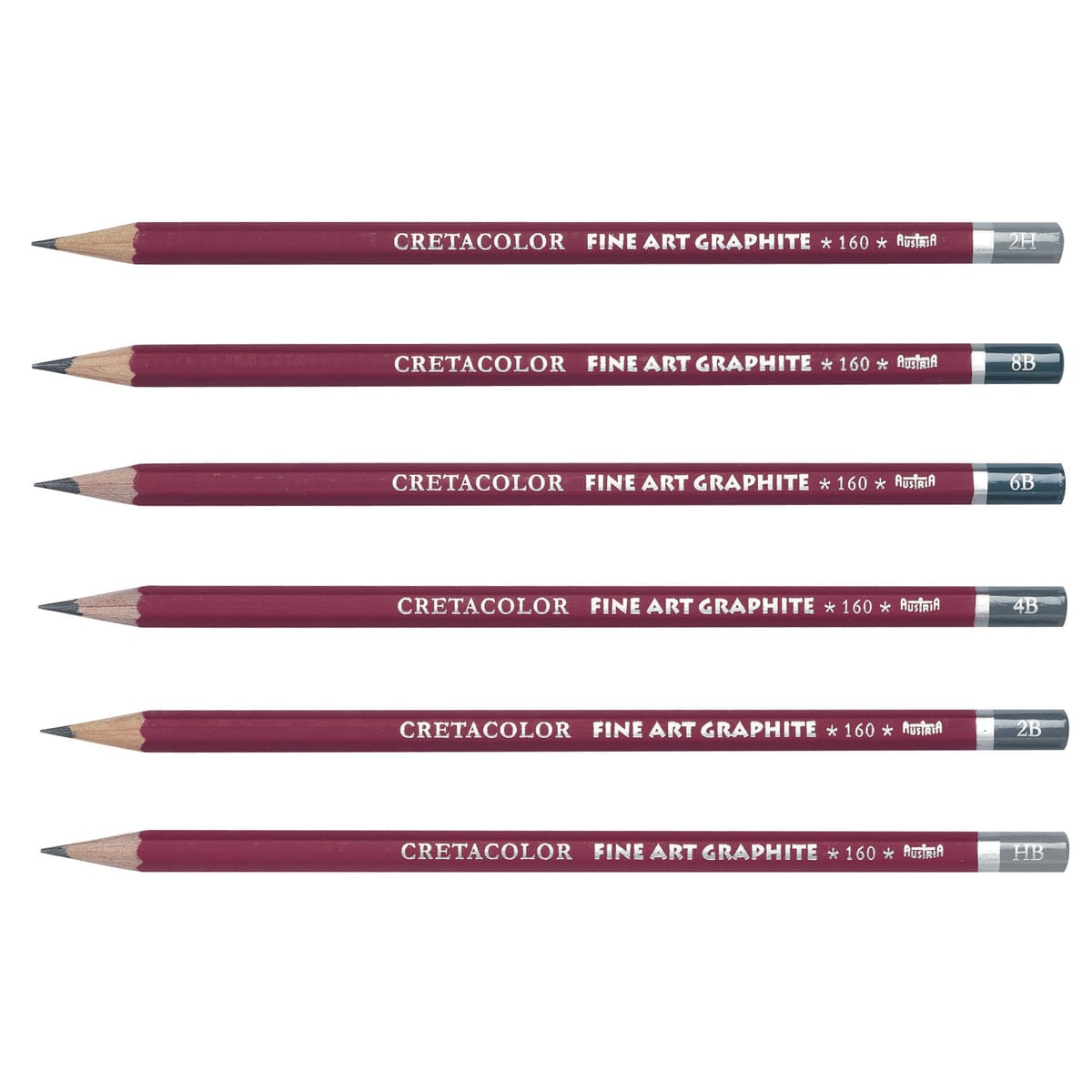 Fine Art Graphite Tin Sets 6-Pencil Tin Set