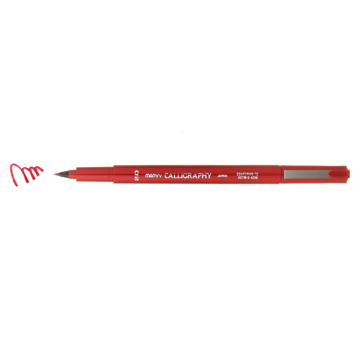 Marvy Calligraphy Pen Red