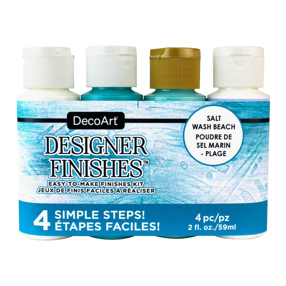 Designer Finishes Kits 4-Piece Salt Wash Beach Kit