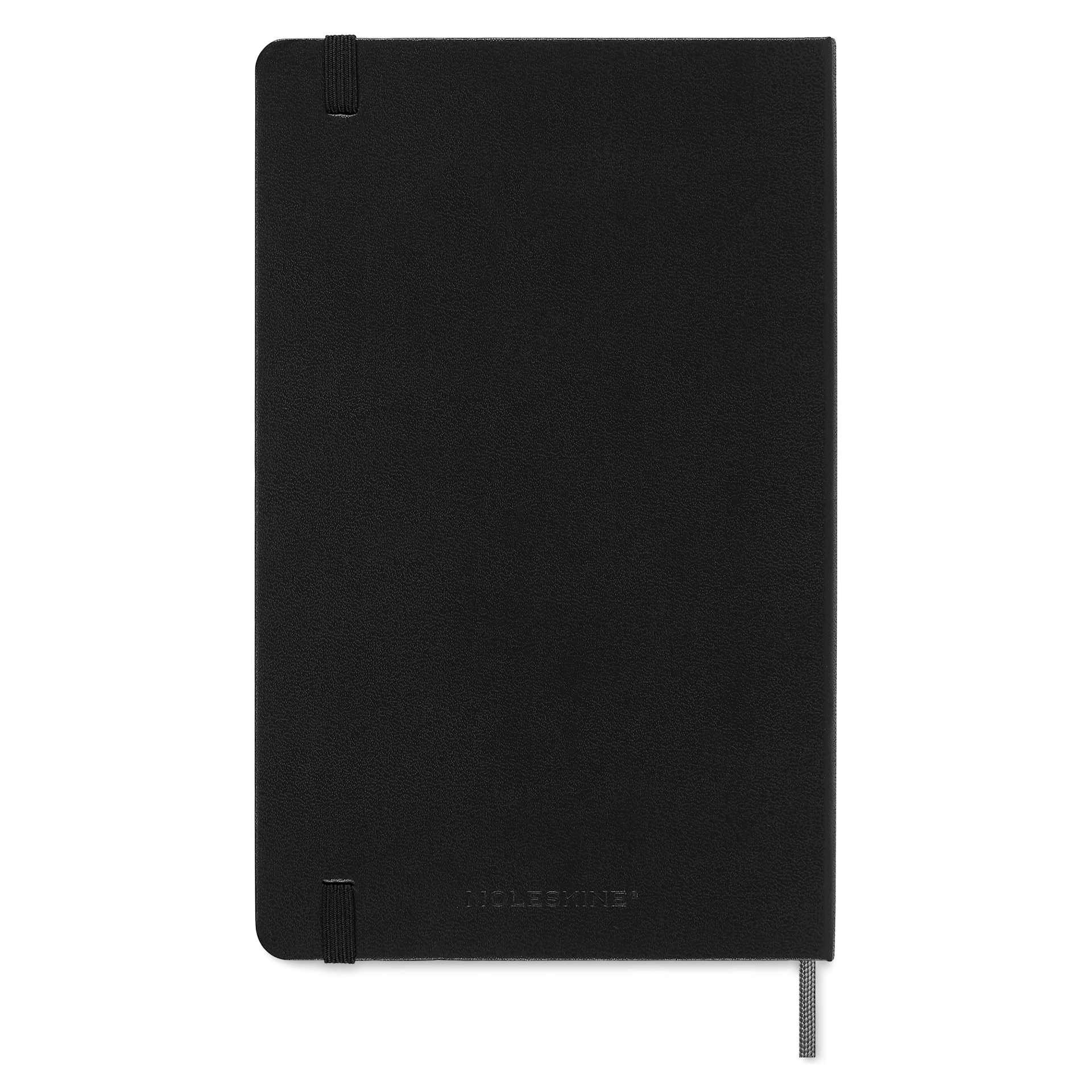 Moleskine Undated Weekly Planner - Black, 8-1/4" x 5", 208 Pages, back cover