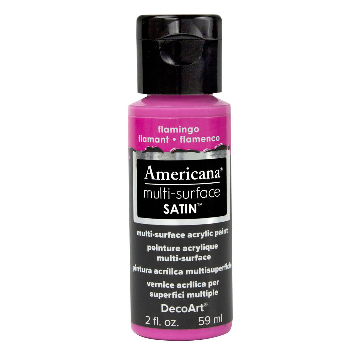 Americana Multi-Surface Satin Acrylics Flamingo