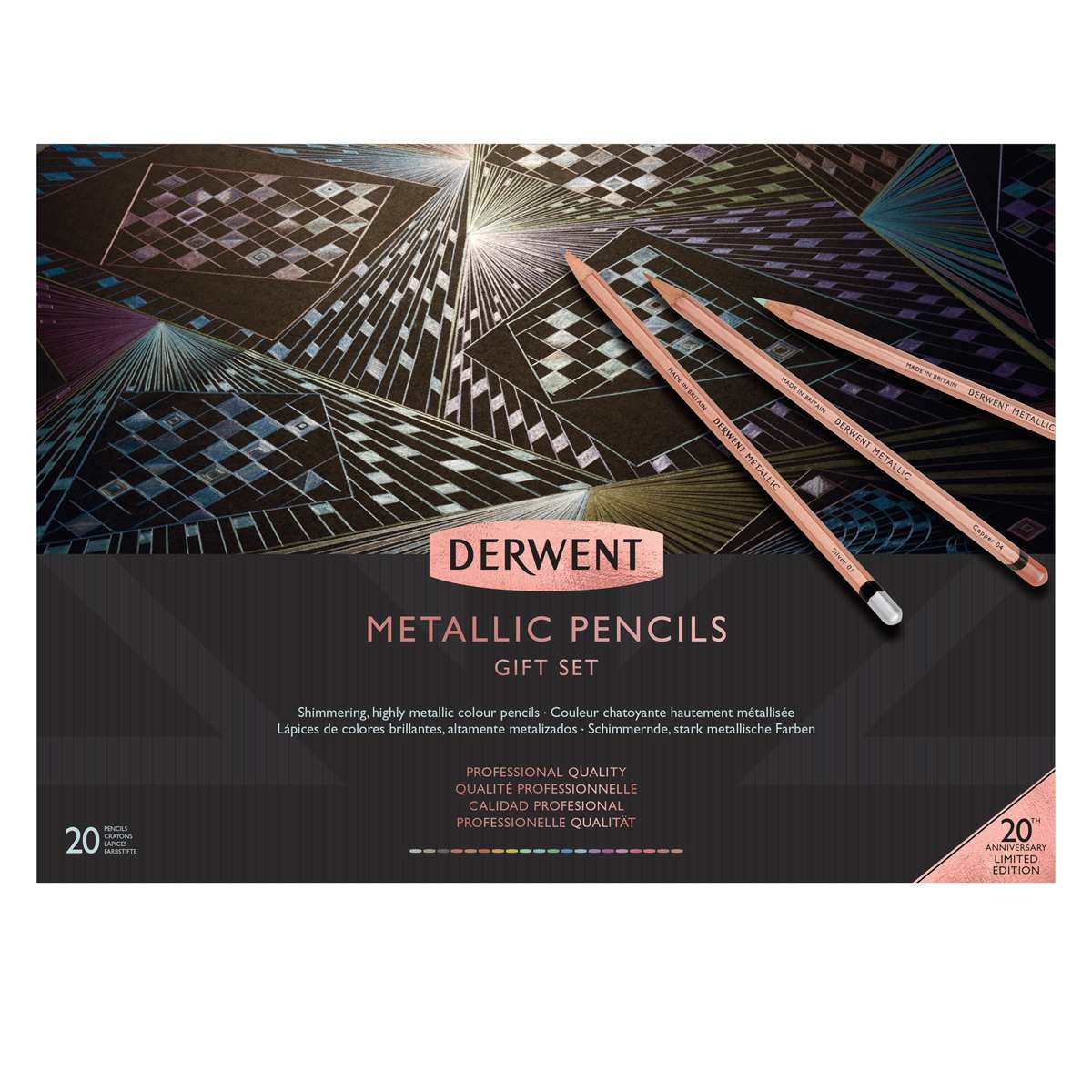 Metallic 20th Anniversary Tin Set of 20