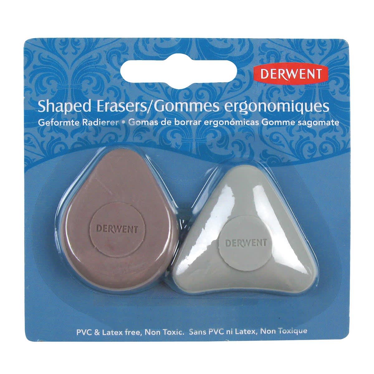 Shaped Eraser Set 2 Pencil Friendly Erasers - Peggable