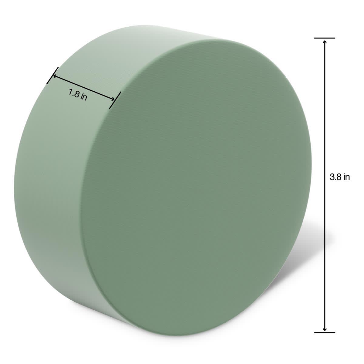 Desert DryFoM Floral Foams 3.8" x 1.8" Disc - Green