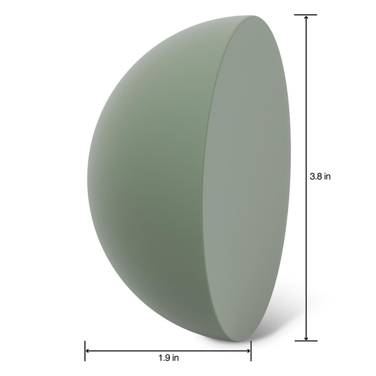 Desert DryFoM Floral Foams 3.8" x 1.9" Half Ball - Green