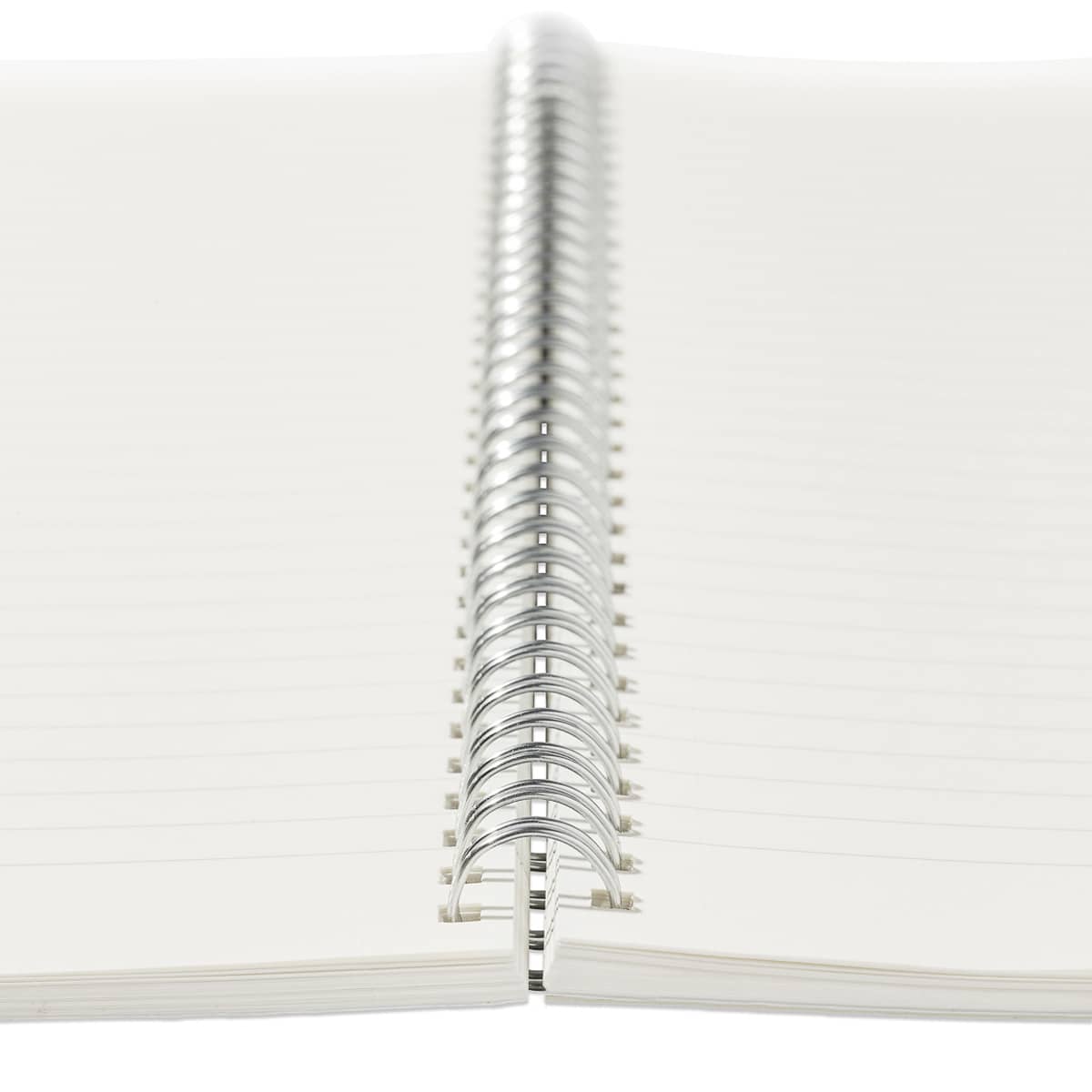 Fabriano Ecoqua Original Spiral-Bound Notebook, 8.3 in x 11.7 in, A4, Lined, 70 Sheets, Grey