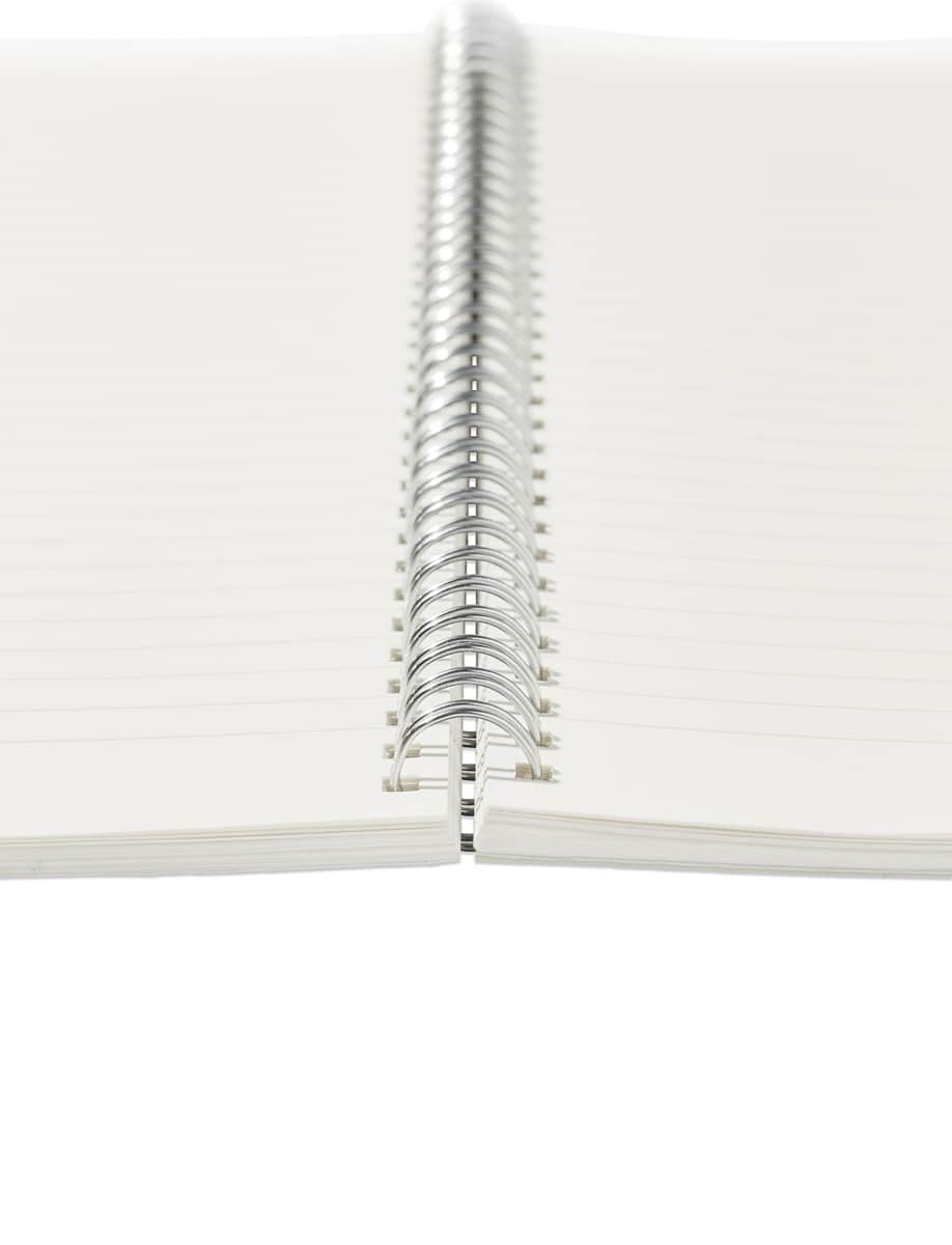 Fabriano Ecoqua Original Spiral-Bound Notebook, 8.3 in x 11.7 in, A4, Lined, 70 Sheets, Yellow