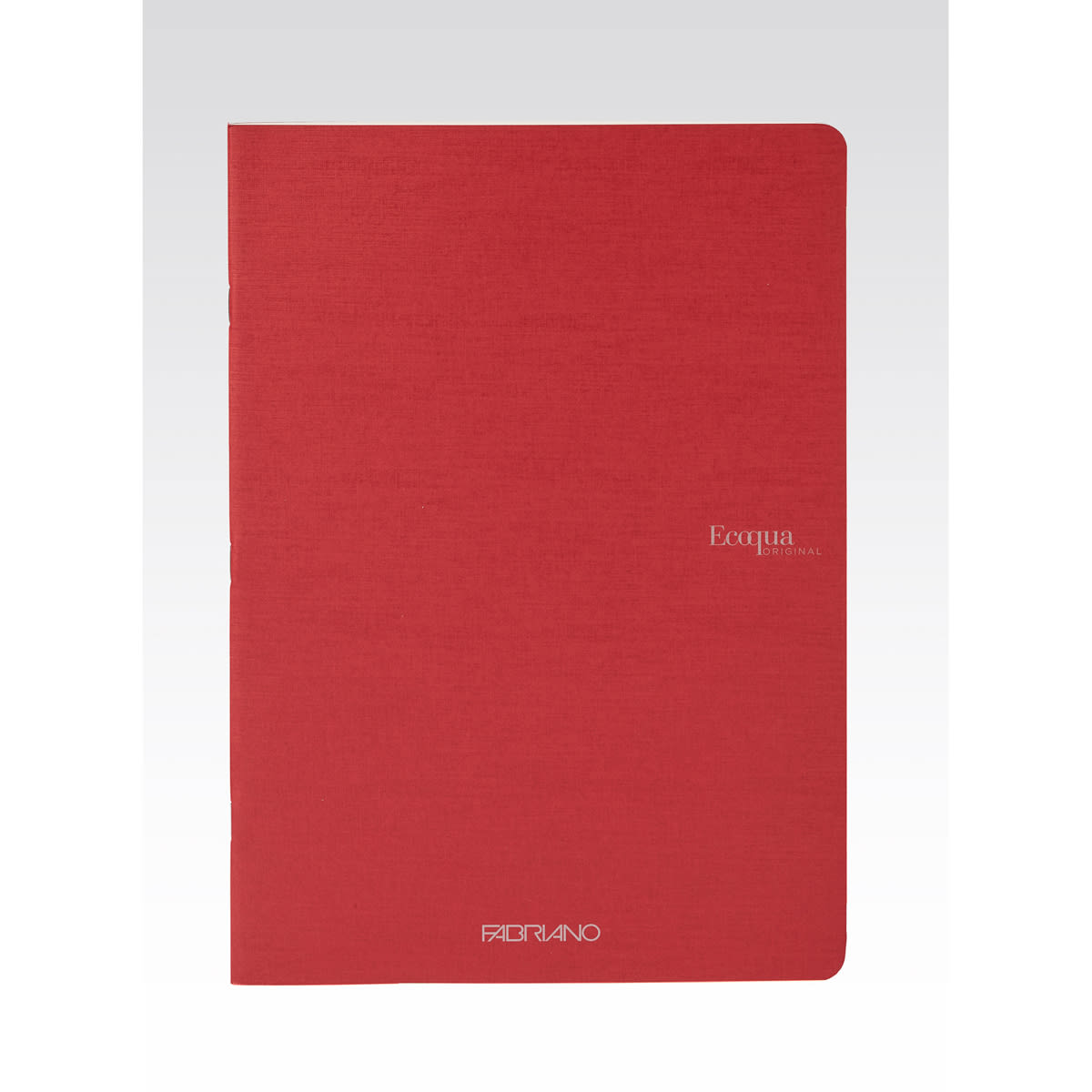 Fabriano Ecoqua Original Staple-Bound Notebook, 5.8 in x 8.3 in, A5, Dotted, 40 Sheets, Cherry
