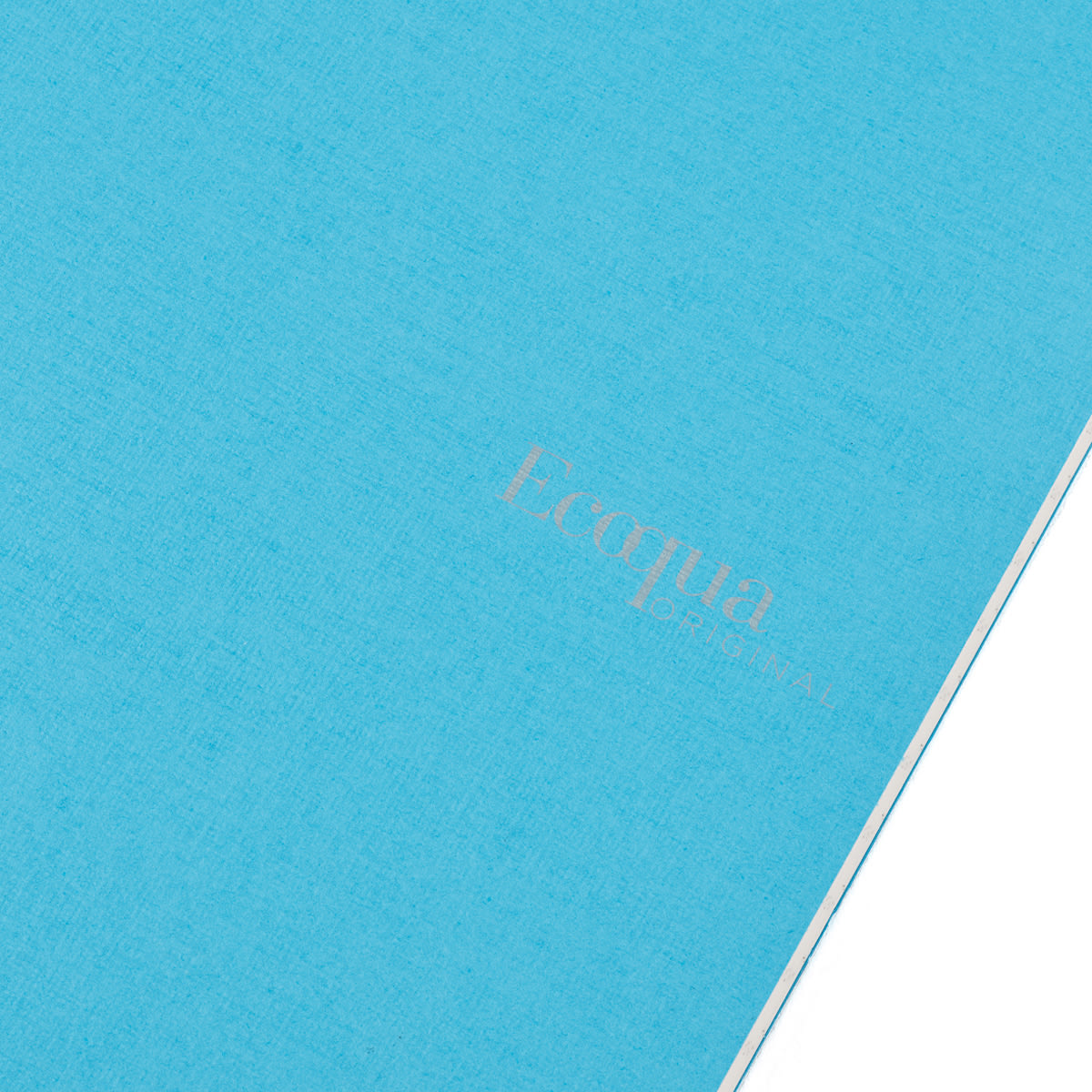 Fabriano Ecoqua Original Staple-Bound Notebook, 5.8 in x 8.3 in, A5, Dotted, 40 Sheets, Turquoise